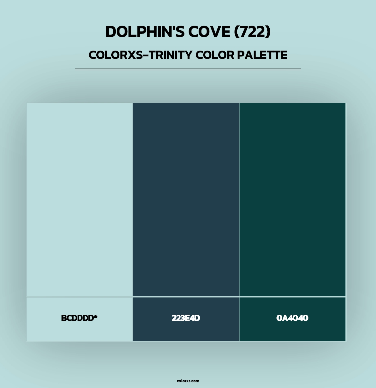 Dolphin's Cove (722) - Colorxs Trinity Palette