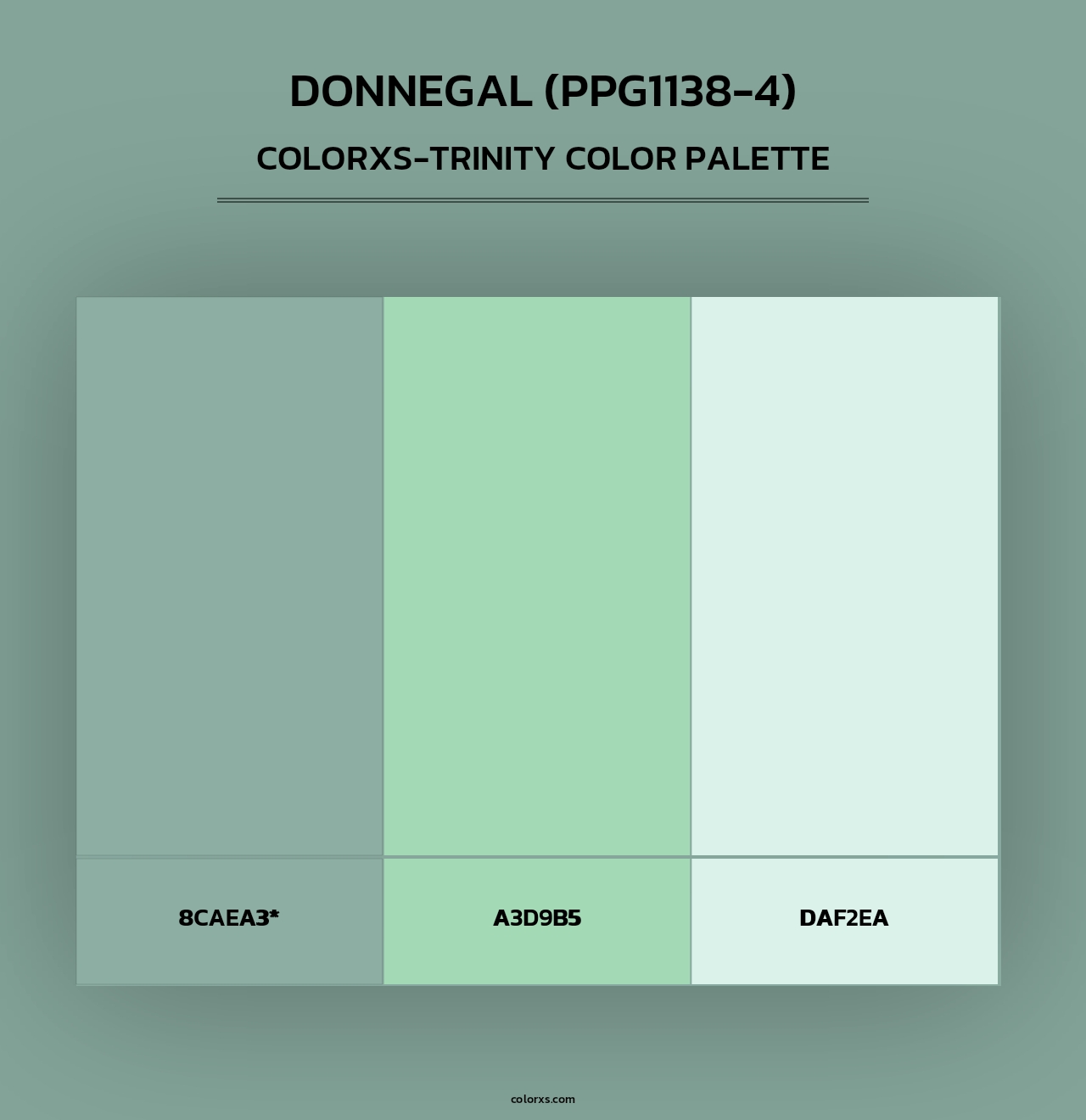 Donnegal (PPG1138-4) - Colorxs Trinity Palette