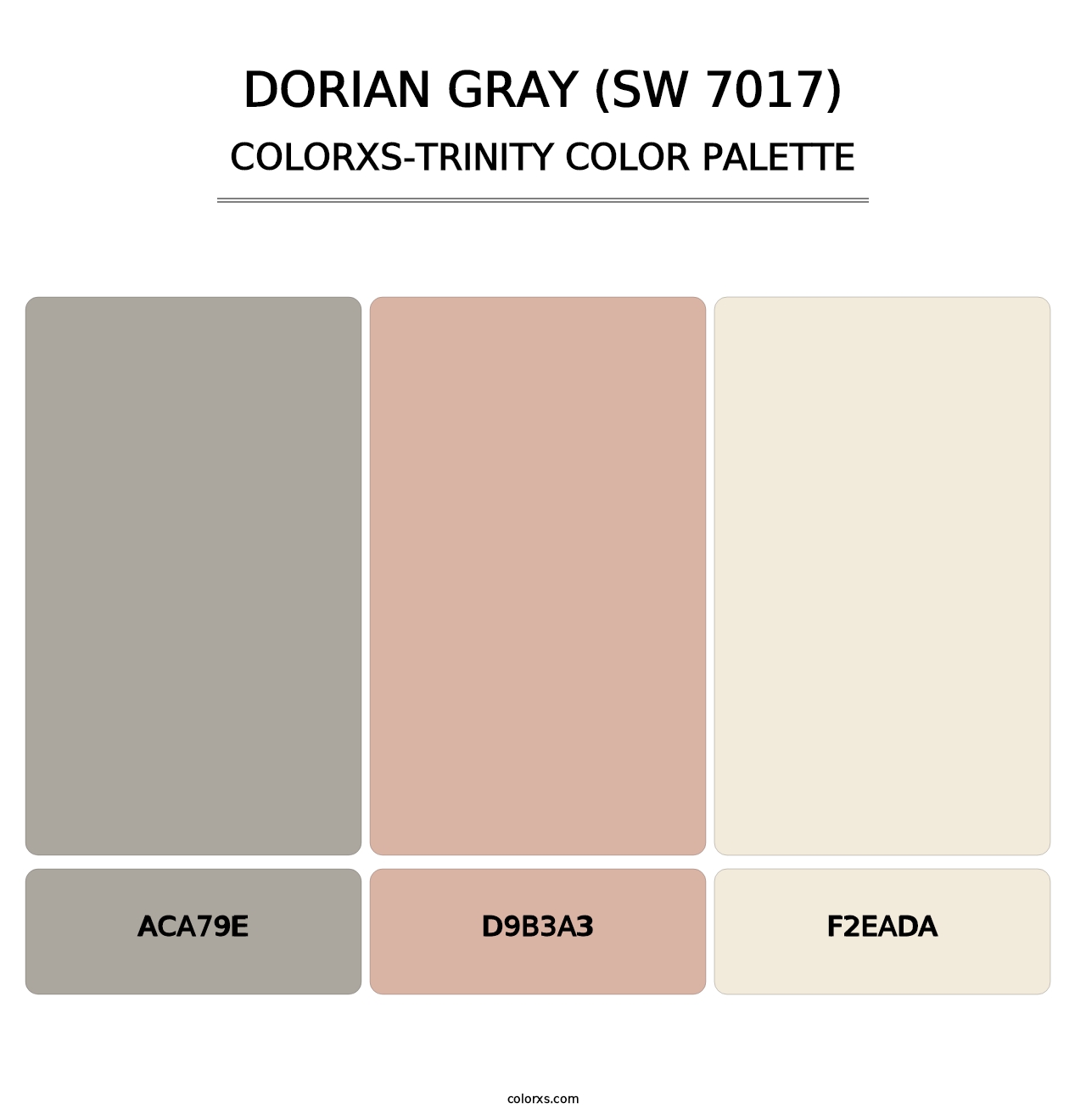 Dorian Gray (SW 7017) - Colorxs Trinity Palette