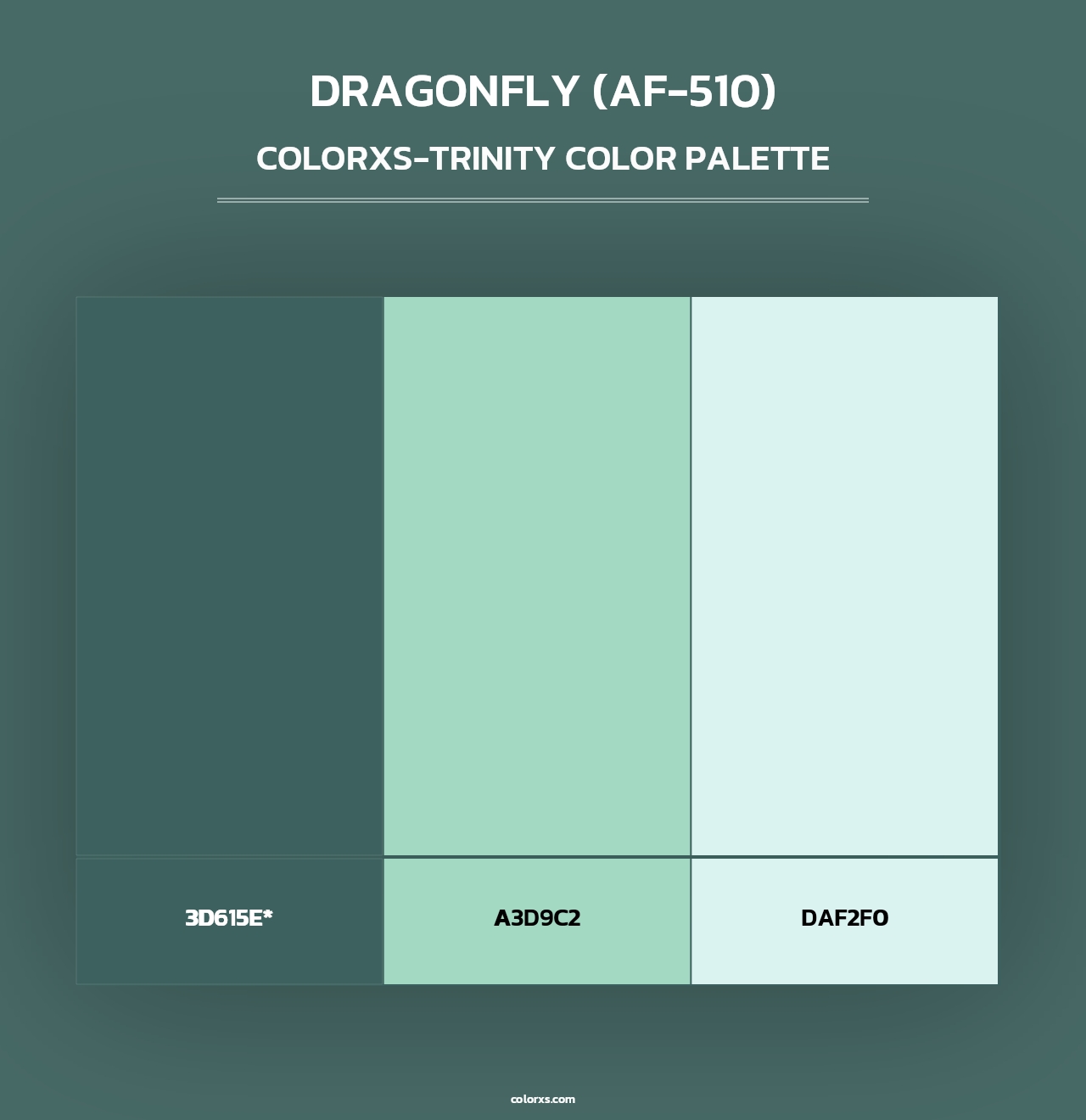 Dragonfly (AF-510) - Colorxs Trinity Palette
