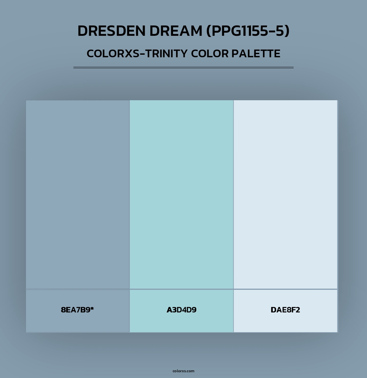 Dresden Dream (PPG1155-5) - Colorxs Trinity Palette