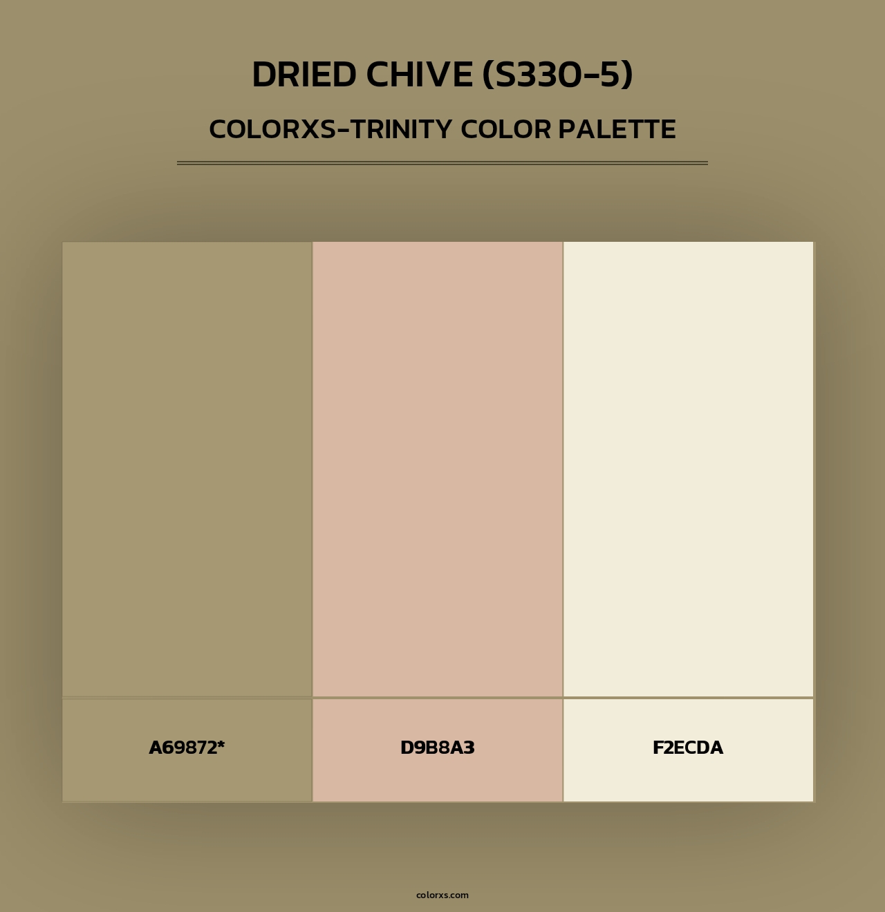 Dried Chive (S330-5) - Colorxs Trinity Palette