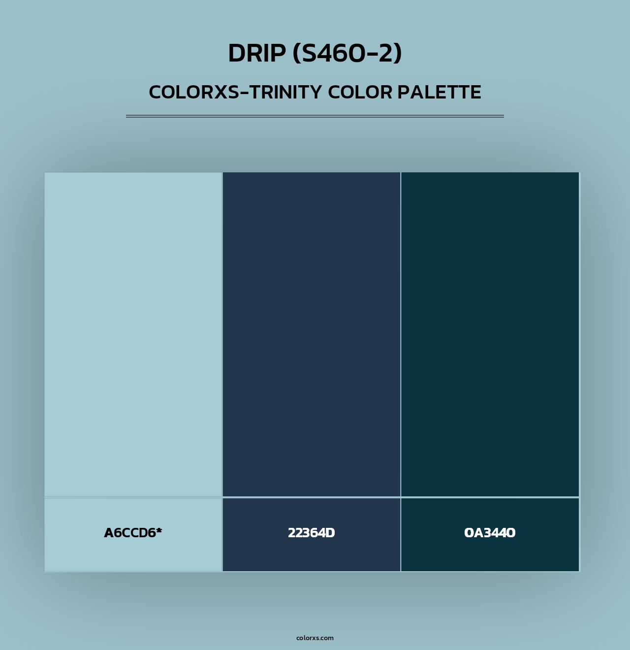 Drip (S460-2) - Colorxs Trinity Palette
