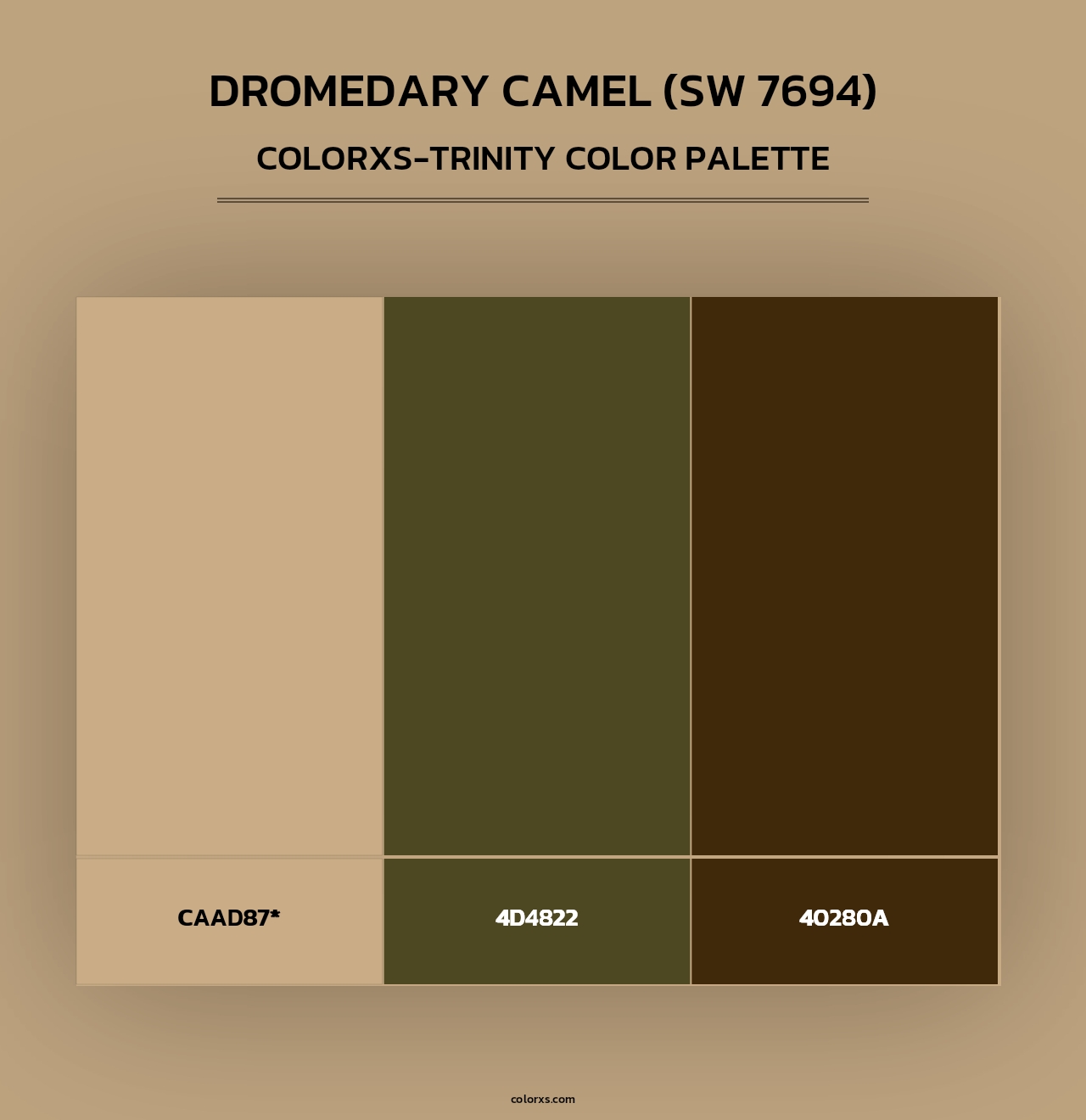 Dromedary Camel (SW 7694) - Colorxs Trinity Palette
