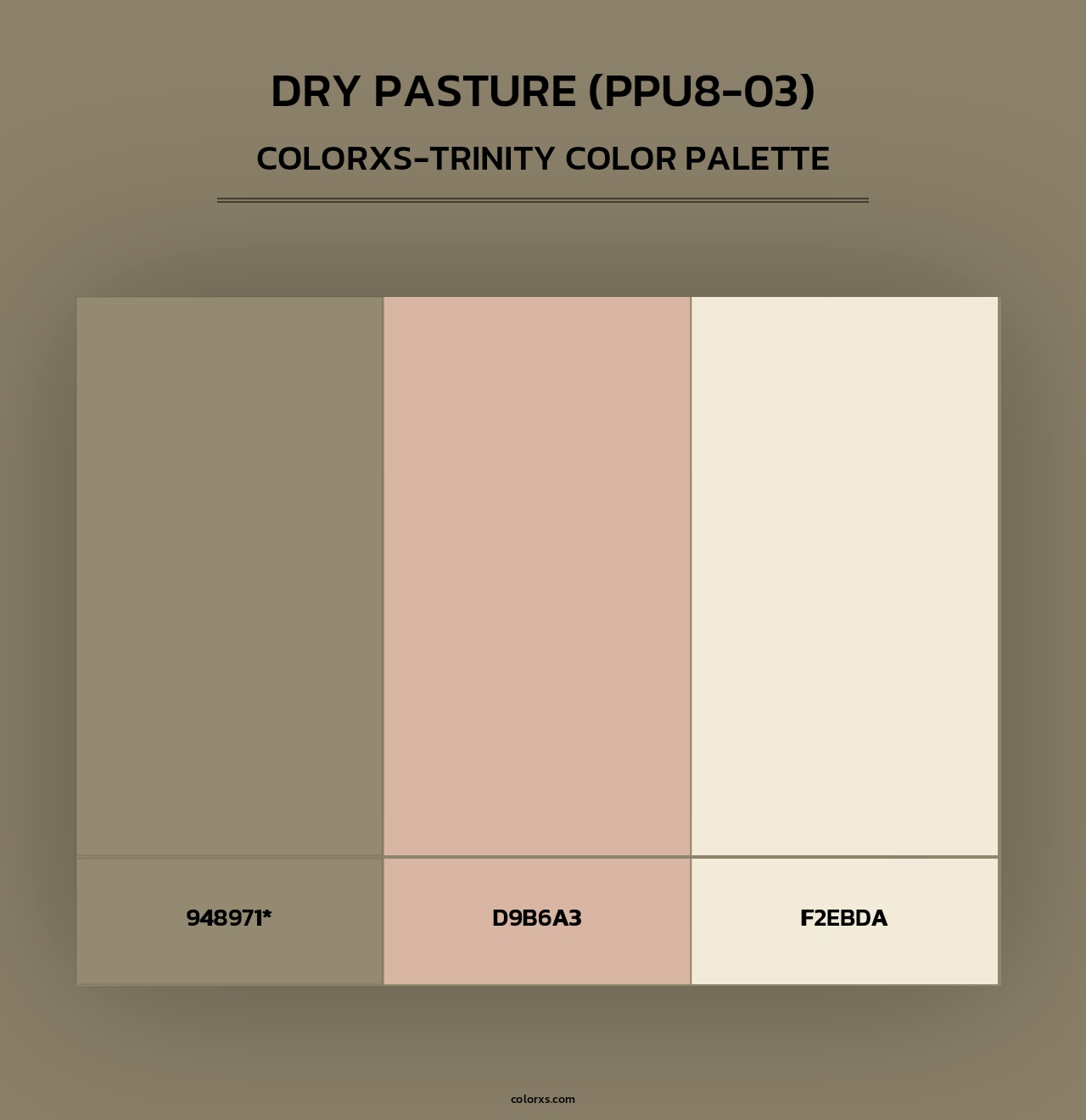 Dry Pasture (PPU8-03) - Colorxs Trinity Palette
