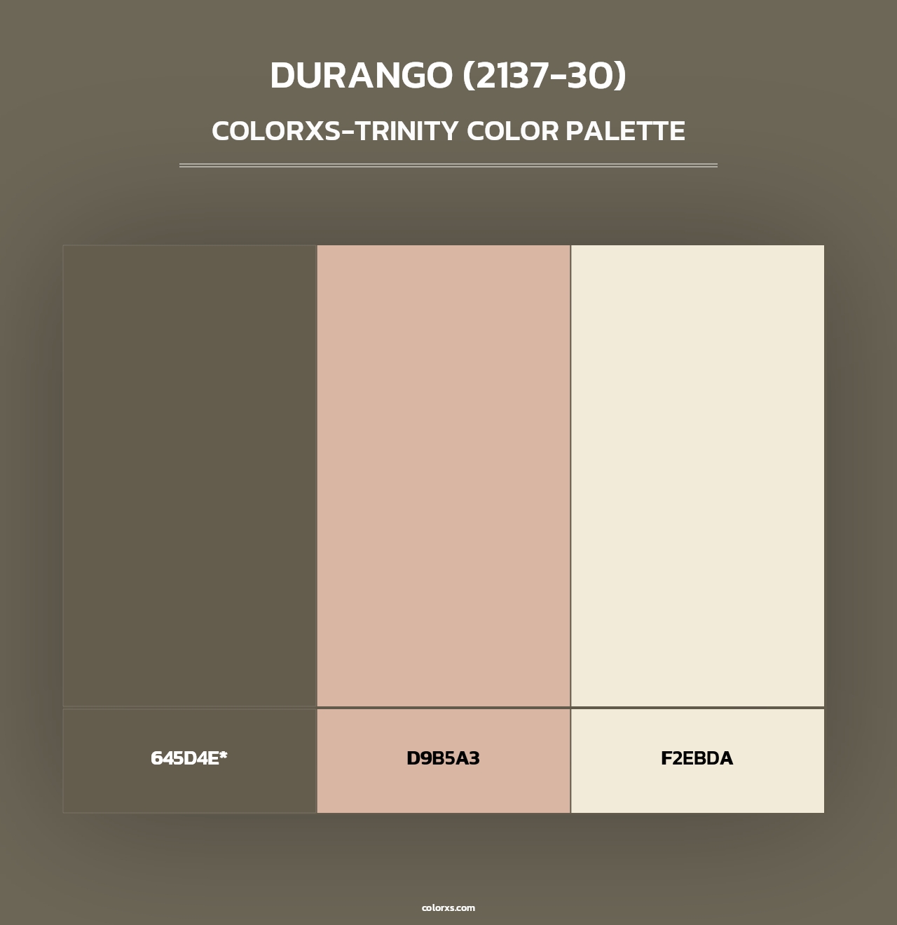 Durango (2137-30) - Colorxs Trinity Palette