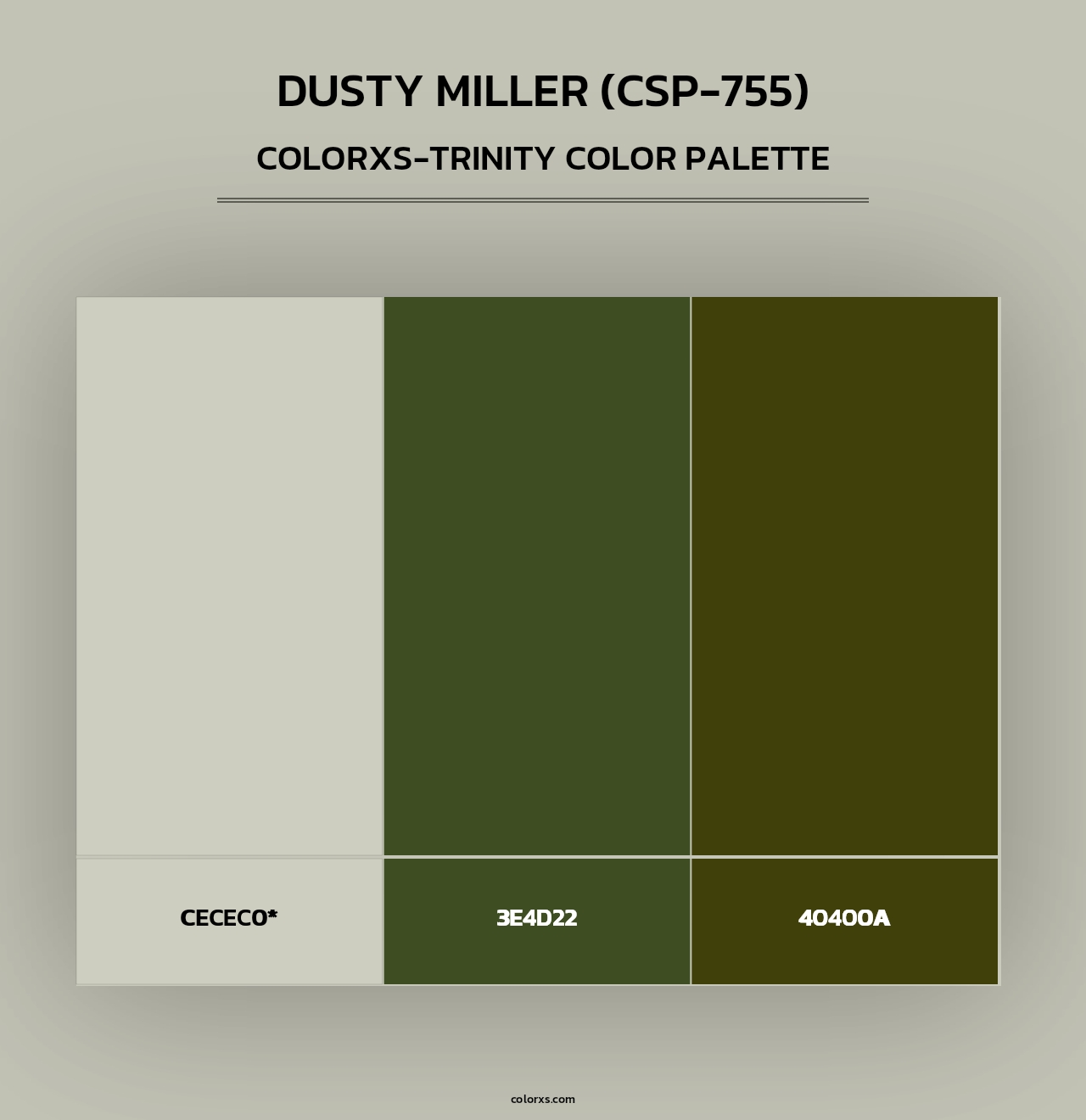 Dusty Miller (CSP-755) - Colorxs Trinity Palette