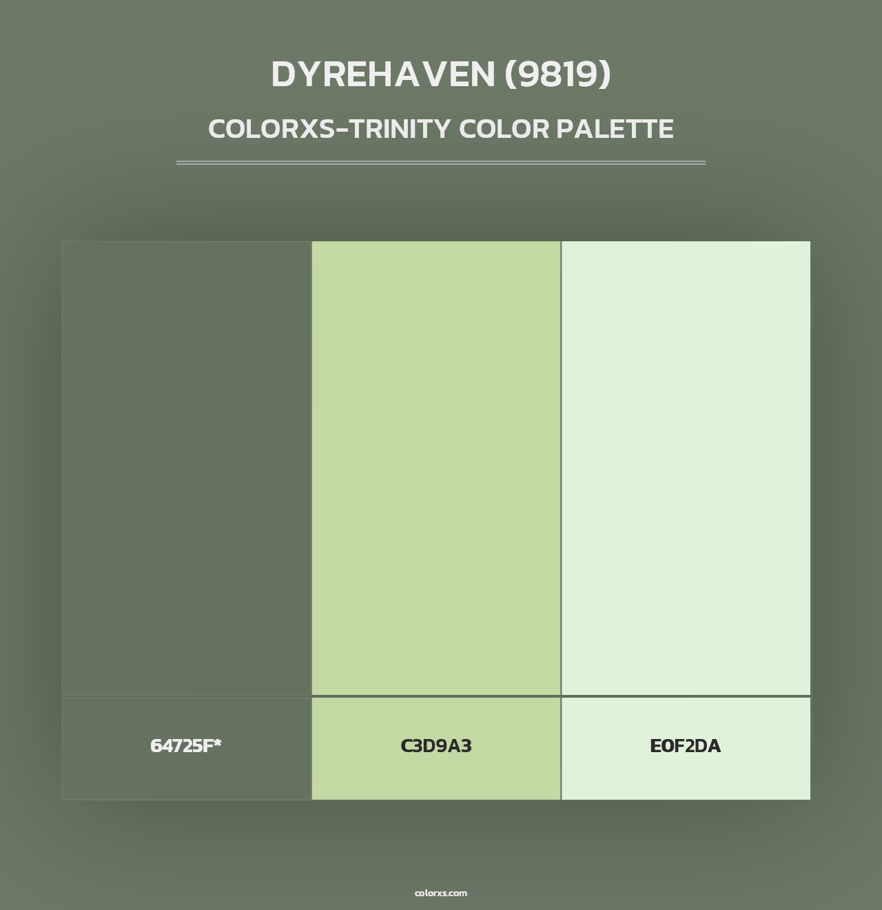 Dyrehaven (9819) - Colorxs Trinity Palette