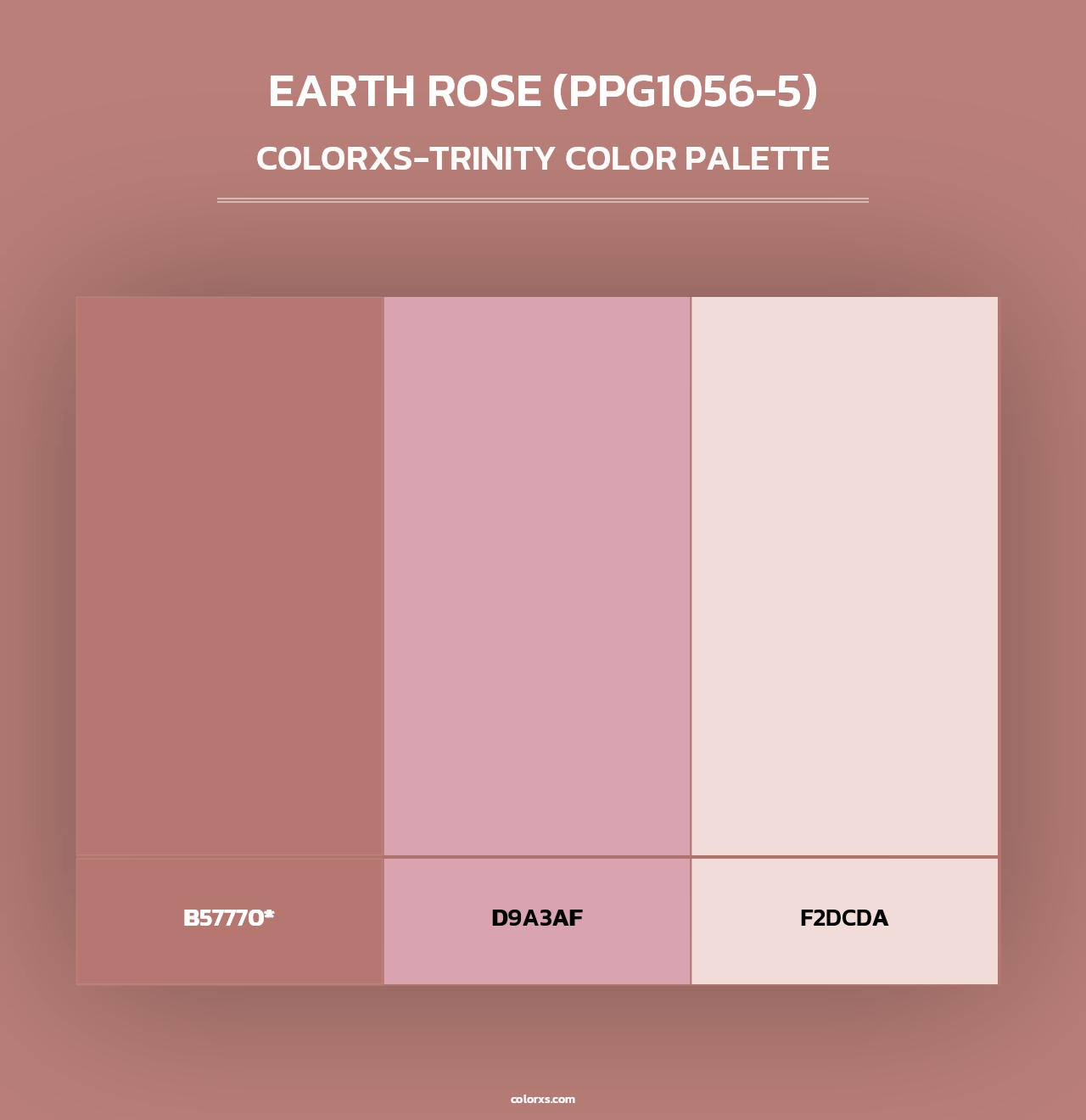 Earth Rose (PPG1056-5) - Colorxs Trinity Palette