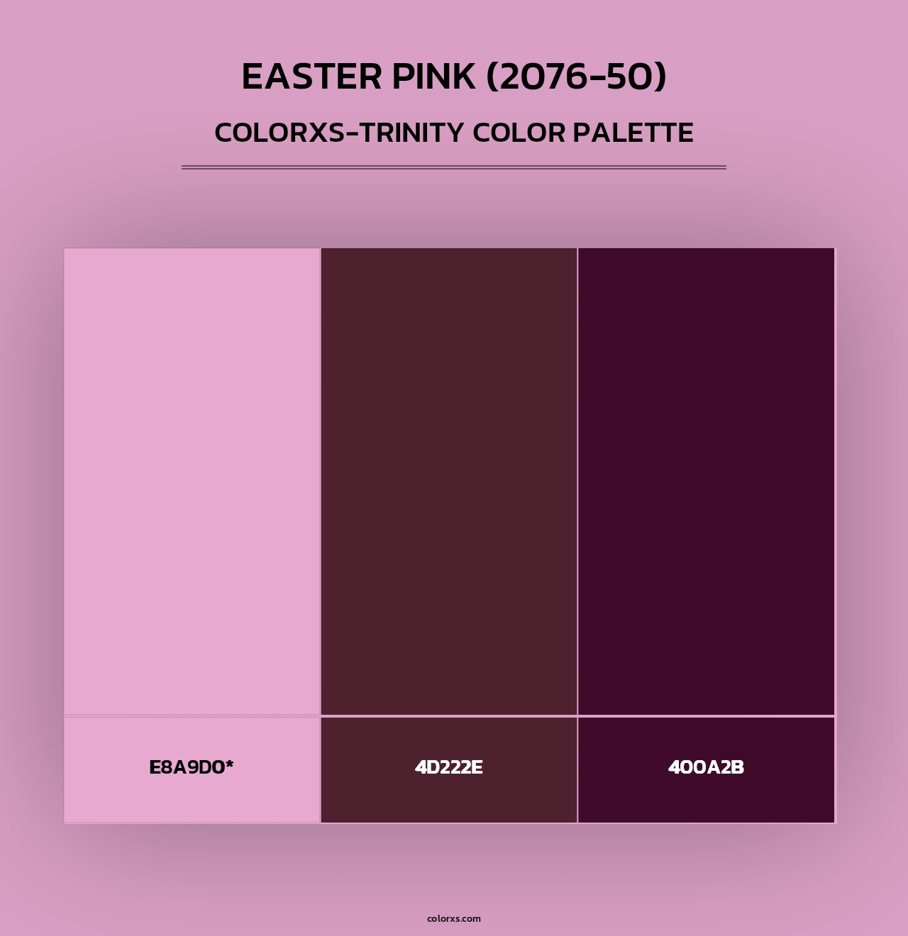 Easter Pink (2076-50) - Colorxs Trinity Palette