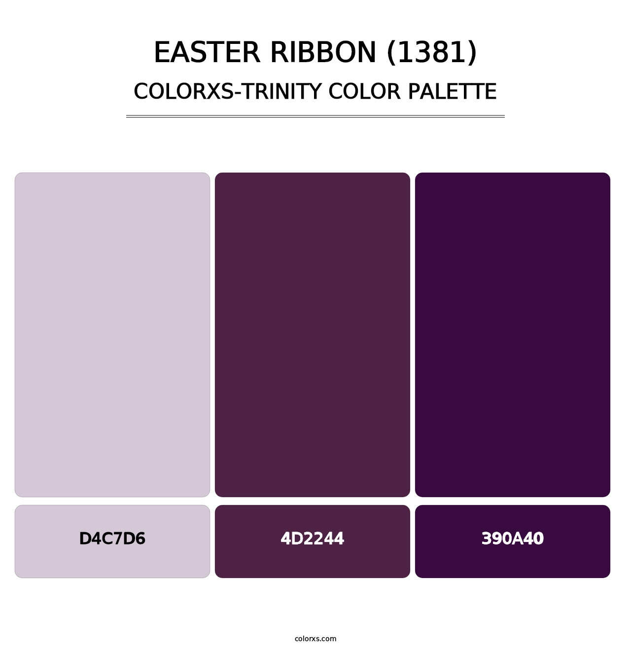 Easter Ribbon (1381) - Colorxs Trinity Palette
