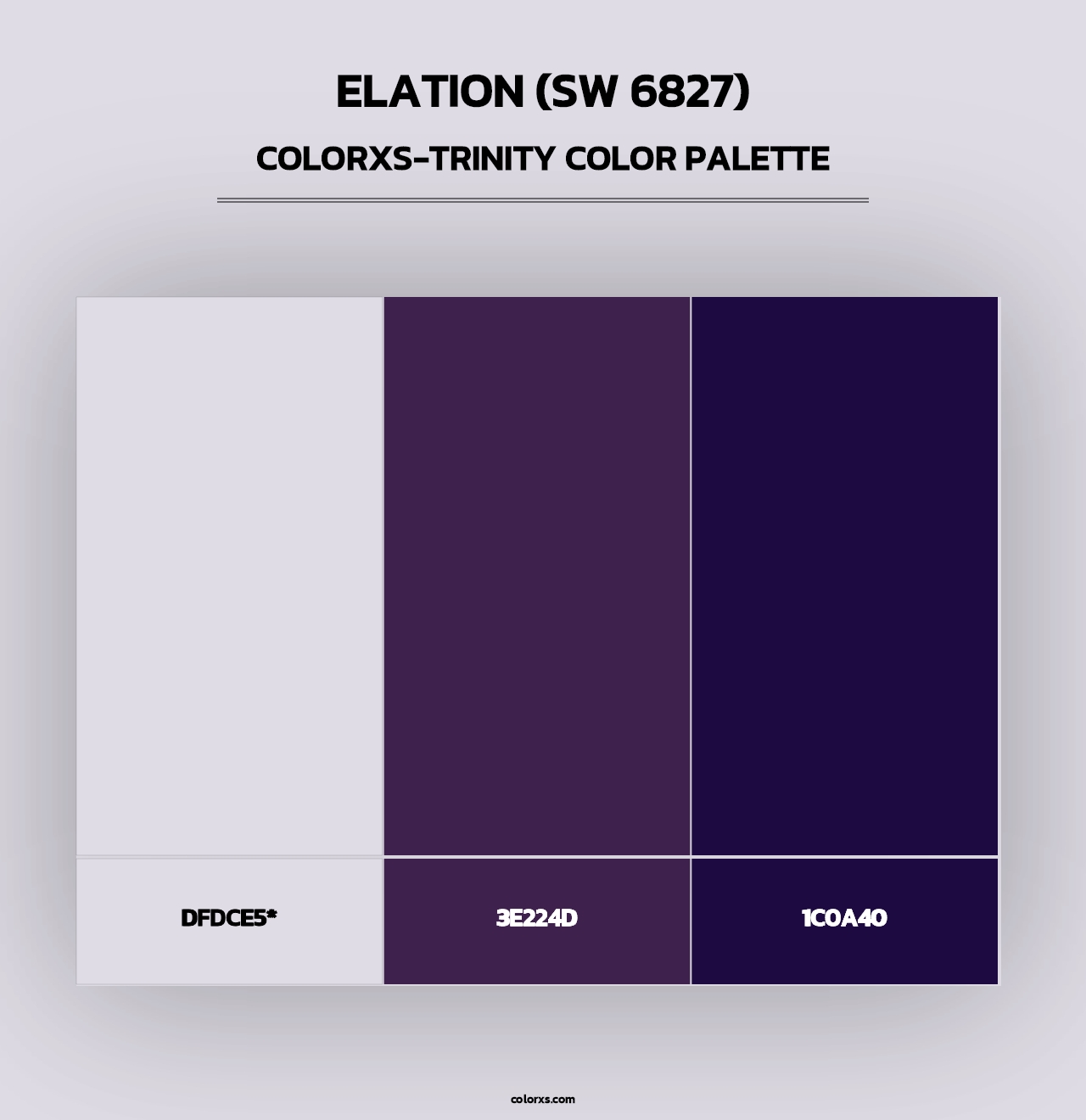 Elation (SW 6827) - Colorxs Trinity Palette