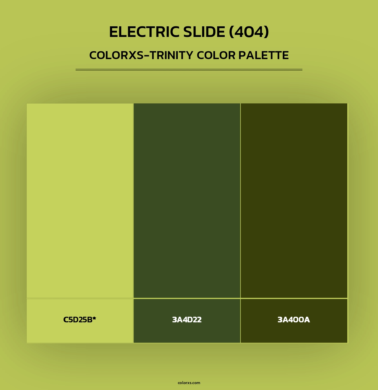 Electric Slide (404) - Colorxs Trinity Palette