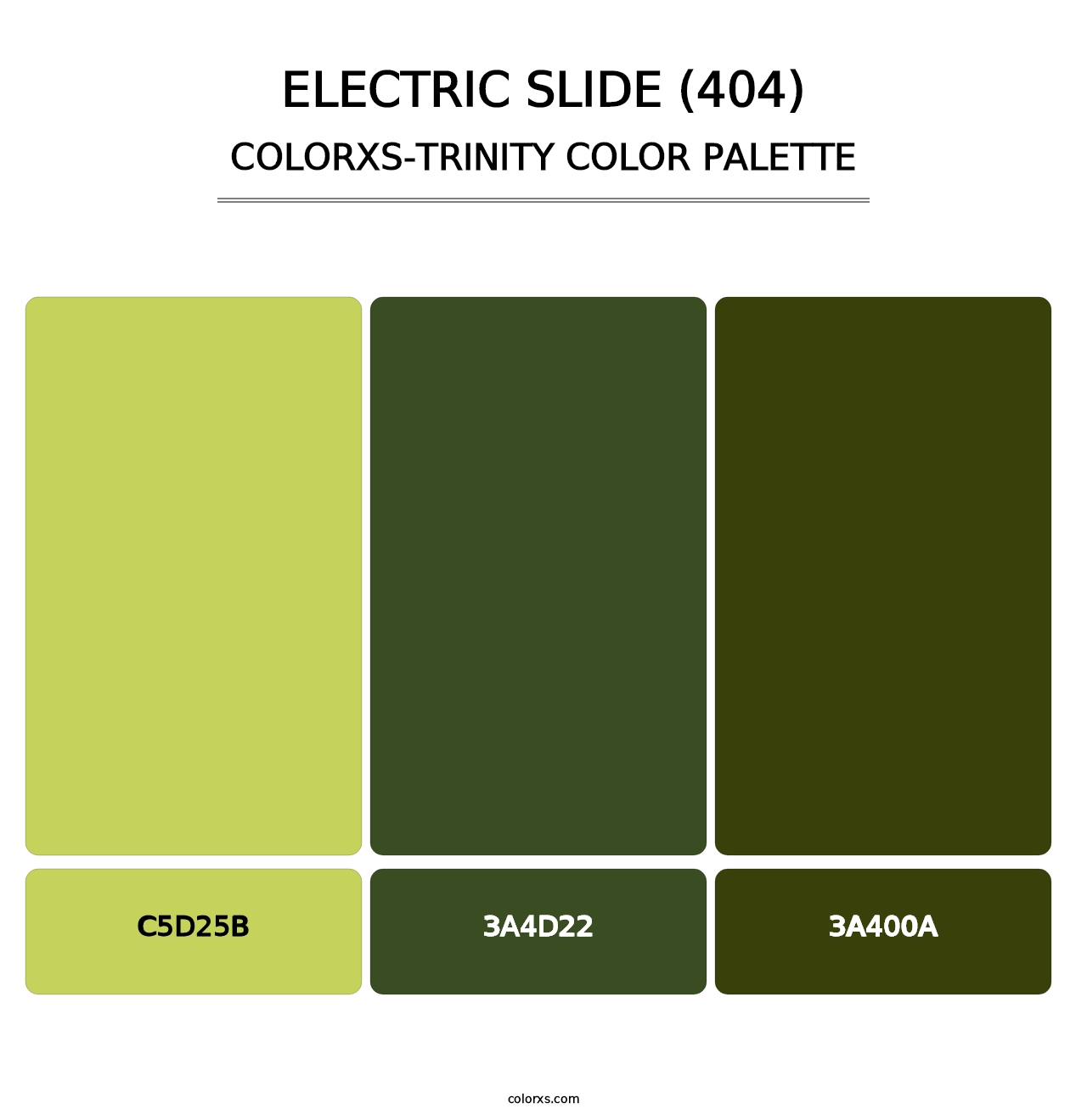 Electric Slide (404) - Colorxs Trinity Palette