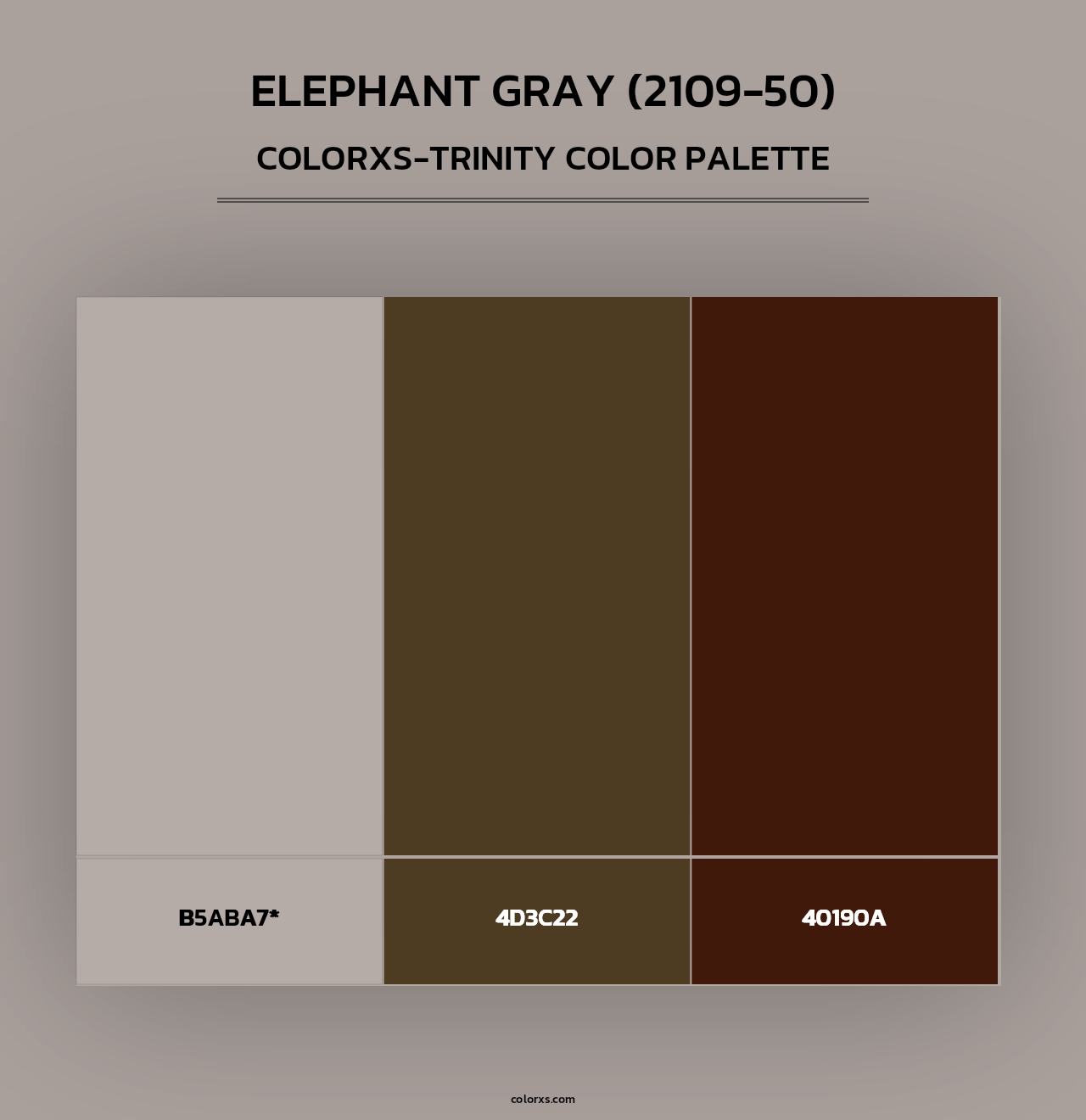 Elephant Gray (2109-50) - Colorxs Trinity Palette