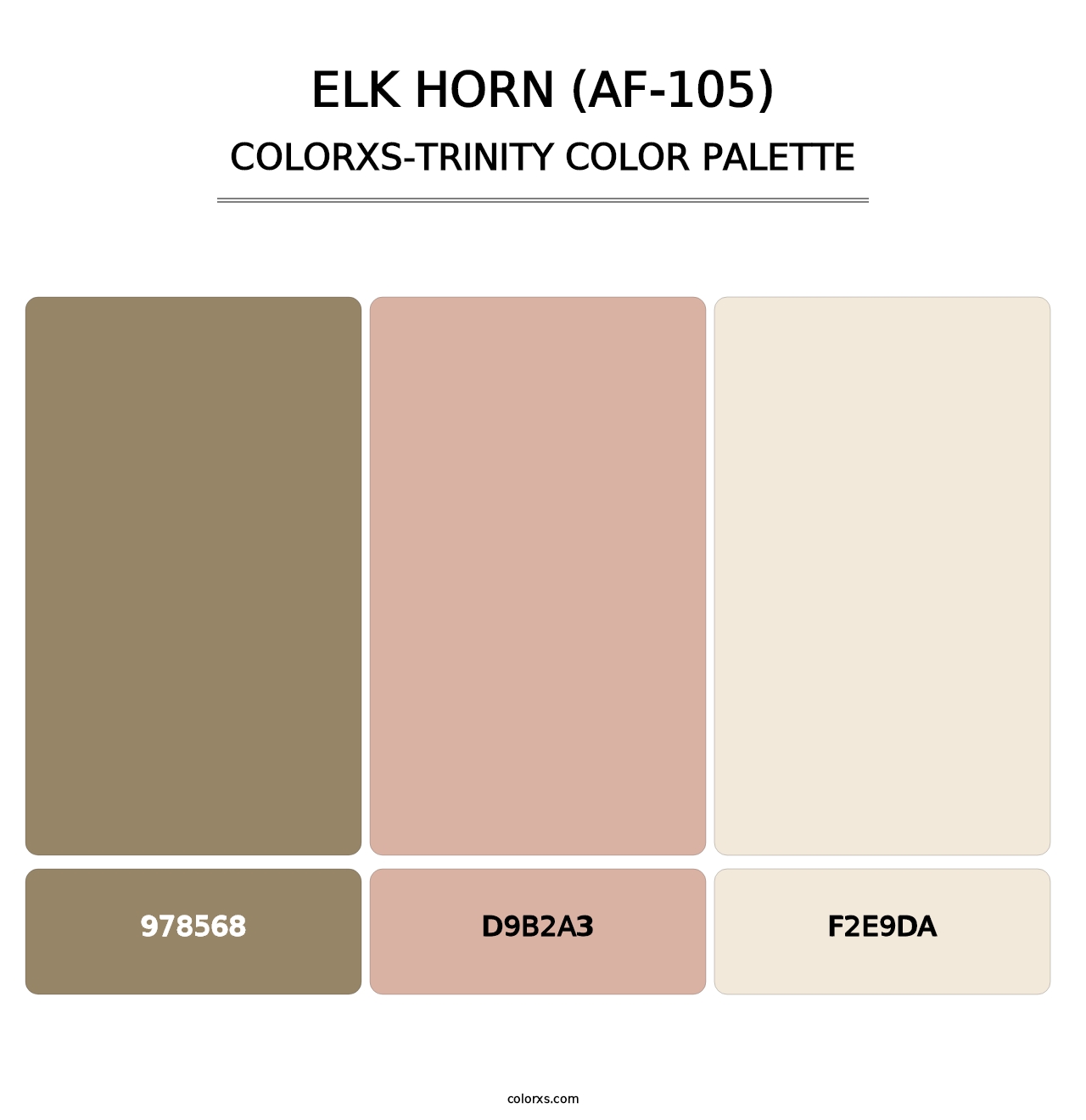 Elk Horn (AF-105) - Colorxs Trinity Palette