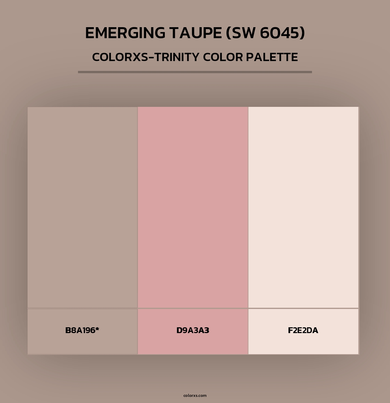 Emerging Taupe (SW 6045) - Colorxs Trinity Palette