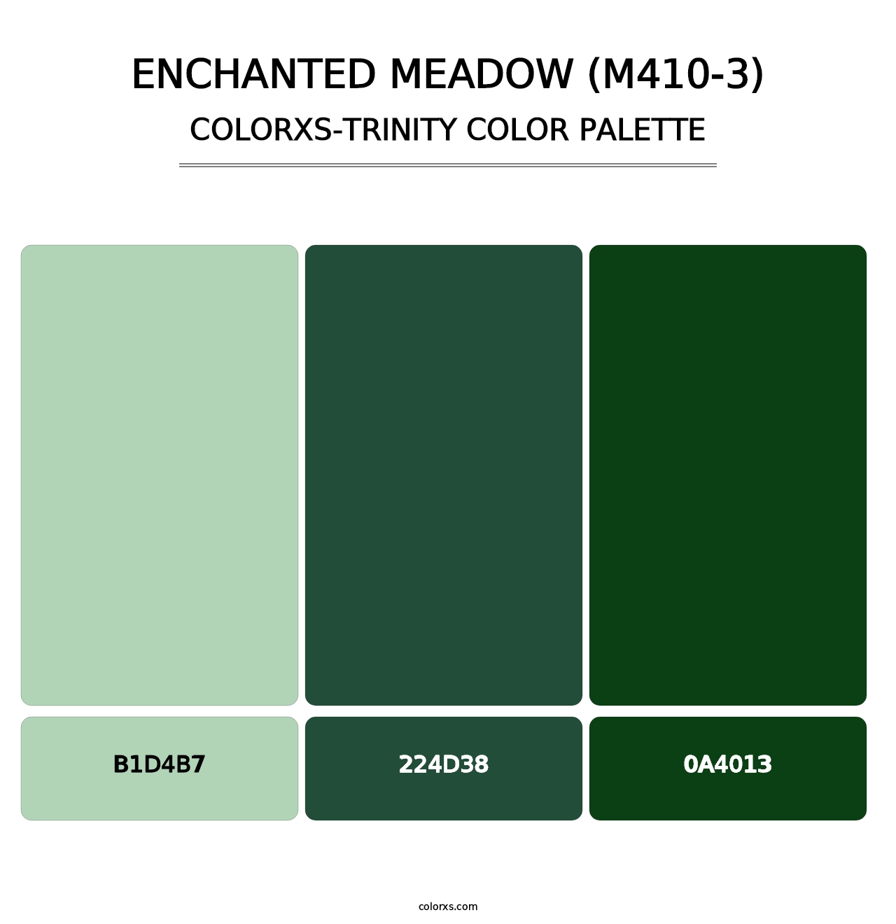 Enchanted Meadow (M410-3) - Colorxs Trinity Palette