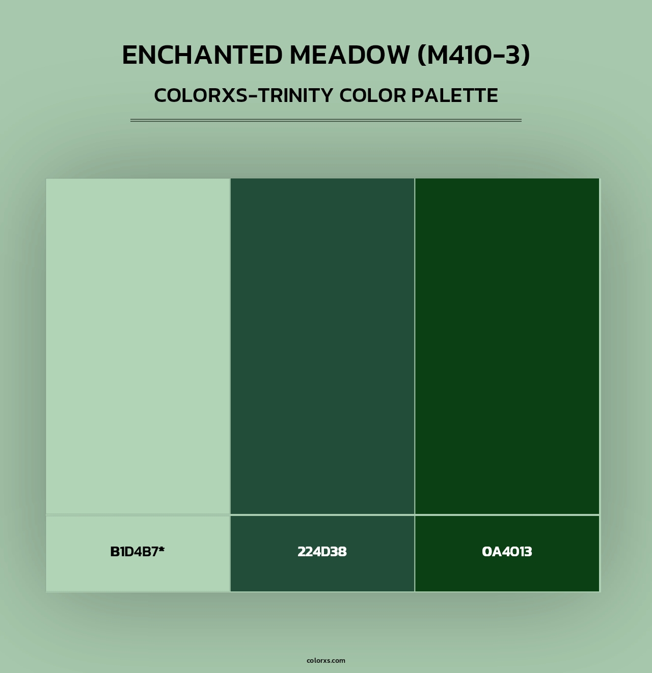 Enchanted Meadow (M410-3) - Colorxs Trinity Palette