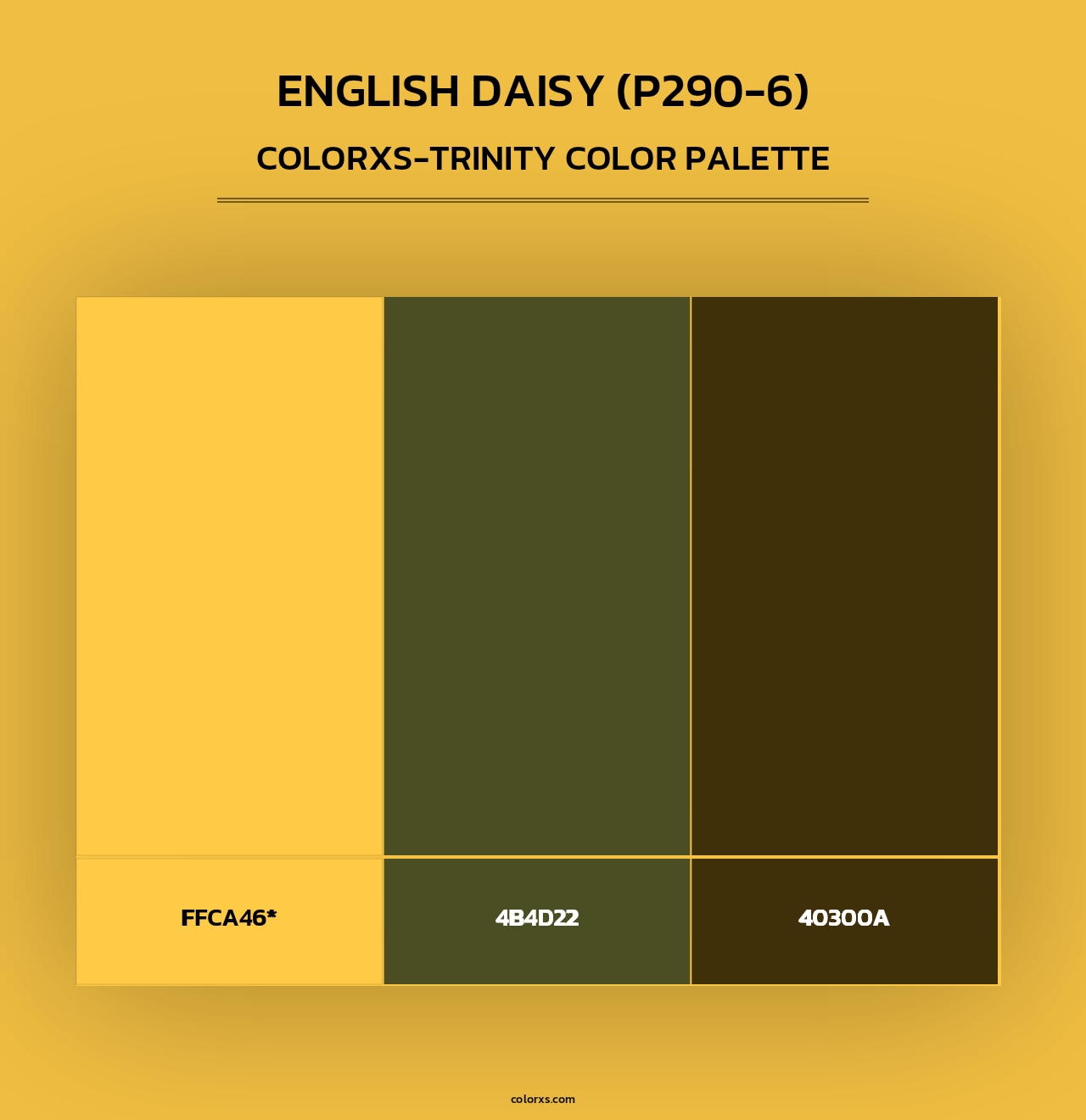 English Daisy (P290-6) - Colorxs Trinity Palette
