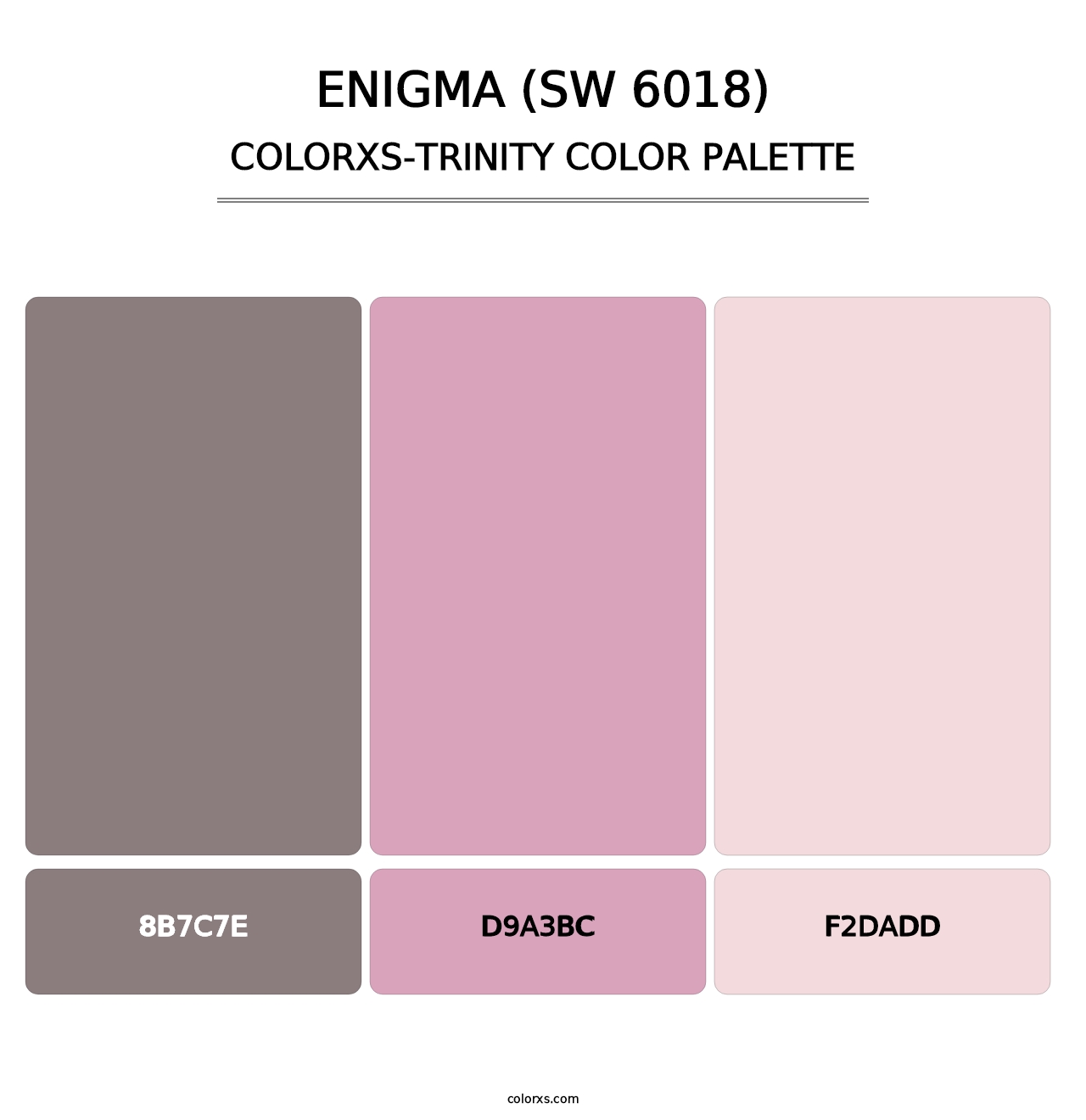 Enigma (SW 6018) - Colorxs Trinity Palette