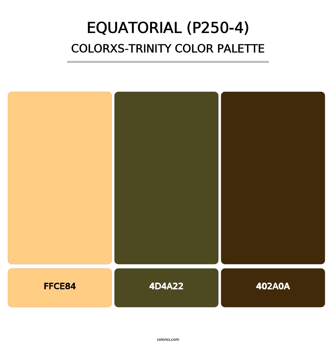 Equatorial (P250-4) - Colorxs Trinity Palette