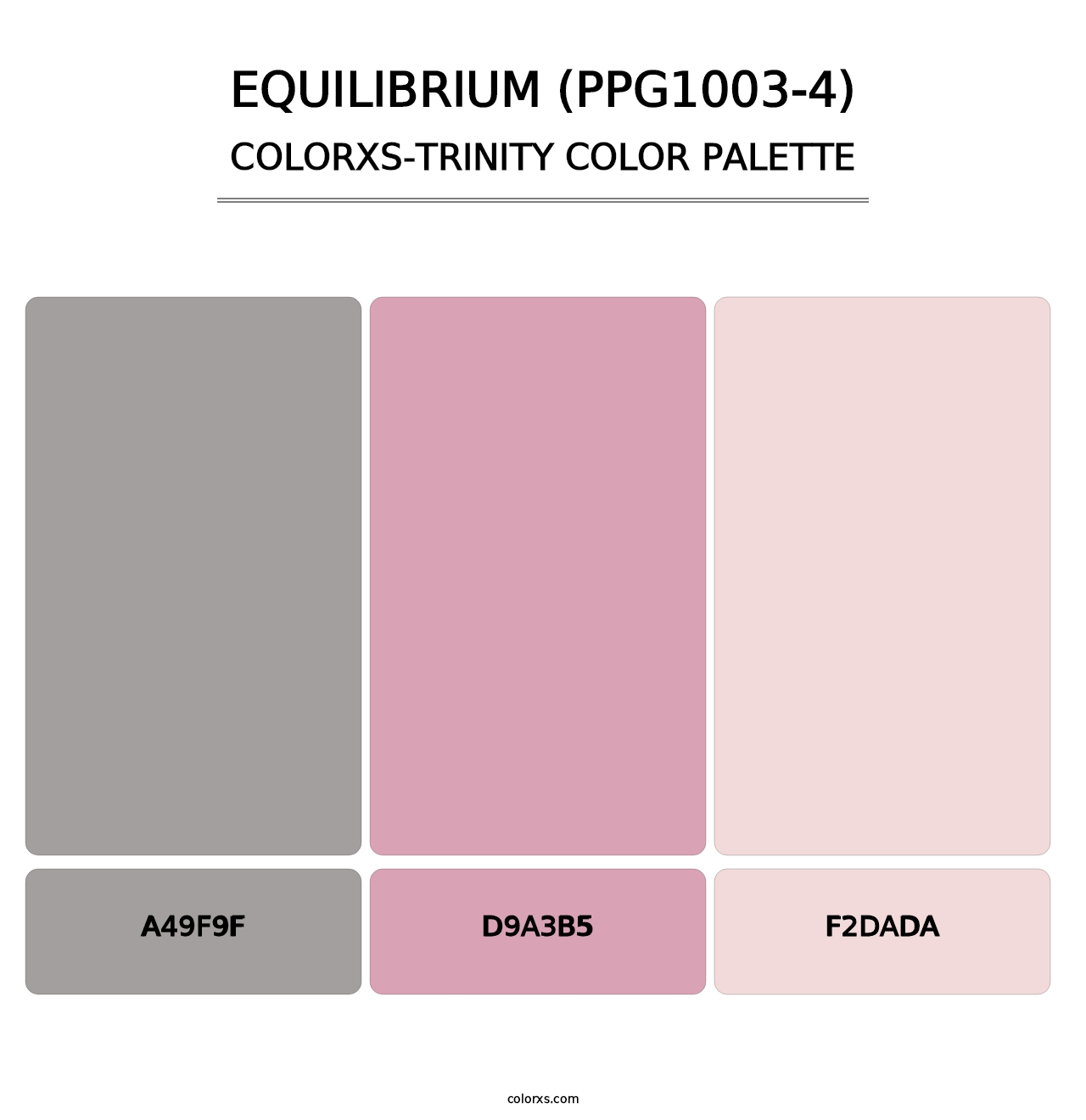 Equilibrium (PPG1003-4) - Colorxs Trinity Palette