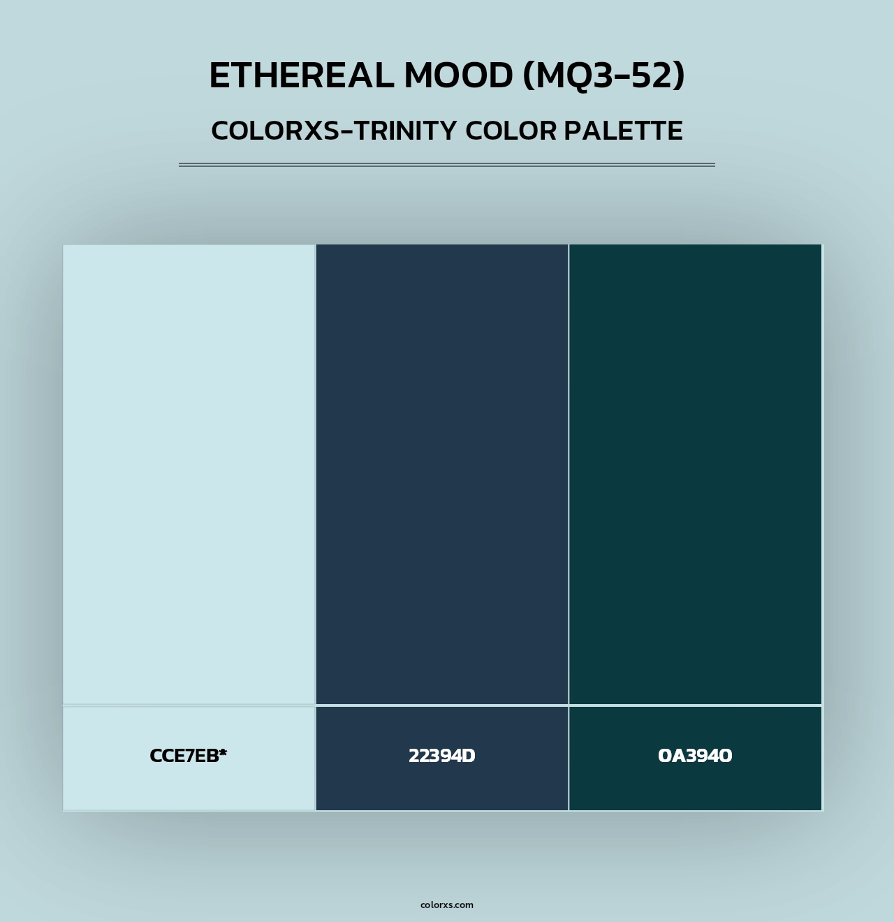 Ethereal Mood (MQ3-52) - Colorxs Trinity Palette