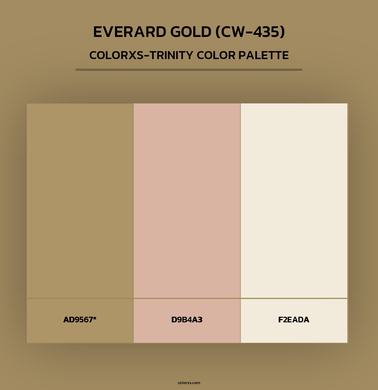 Everard Gold (CW-435) - Colorxs Trinity Palette