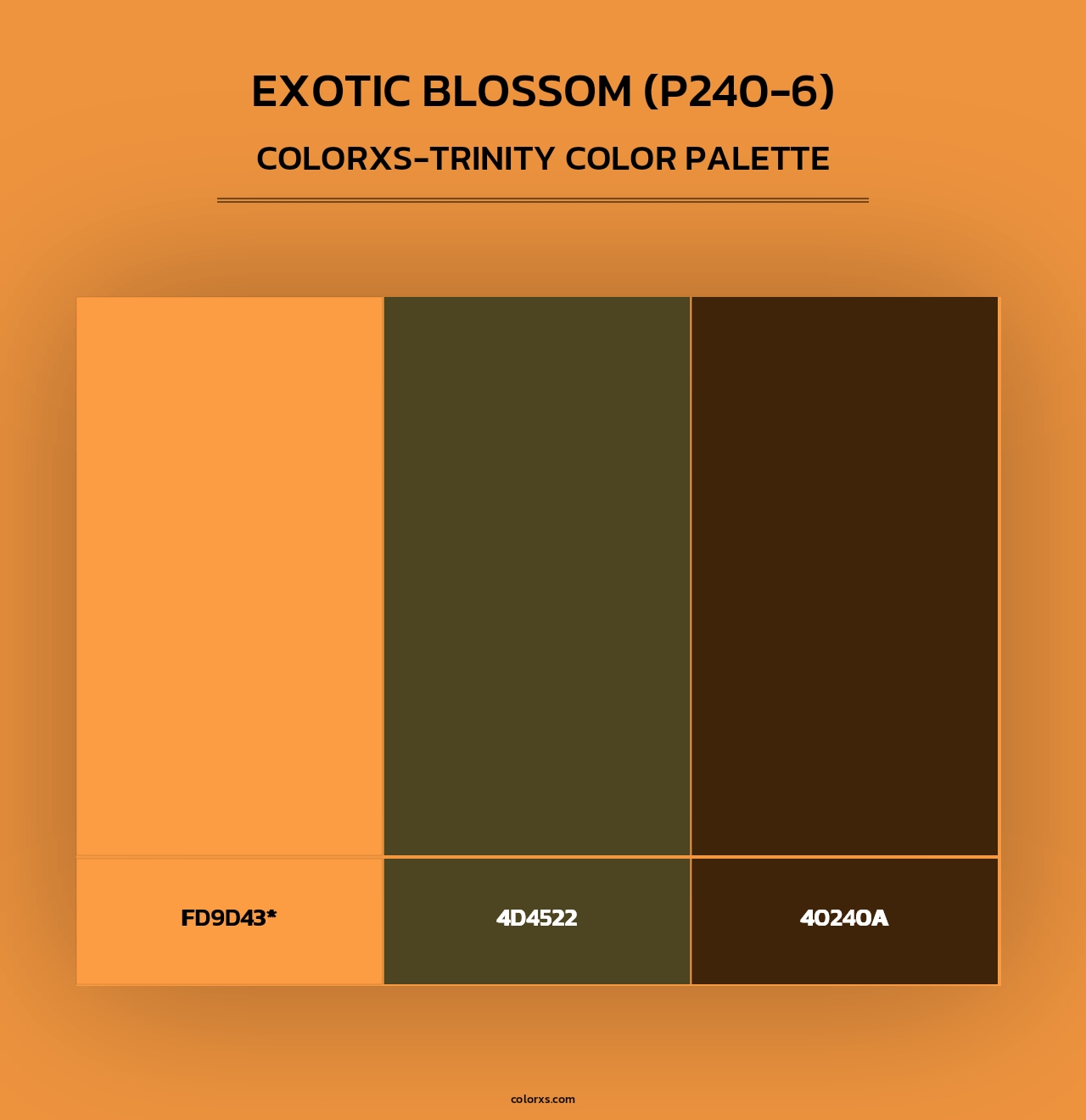 Exotic Blossom (P240-6) - Colorxs Trinity Palette
