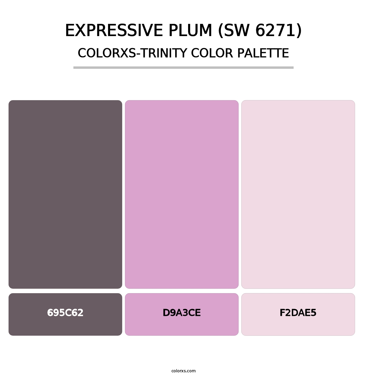 Expressive Plum (SW 6271) - Colorxs Trinity Palette