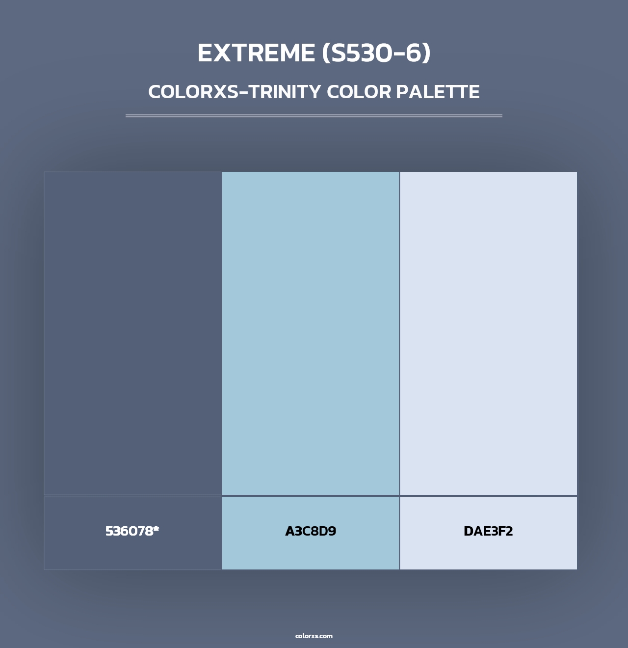 Extreme (S530-6) - Colorxs Trinity Palette