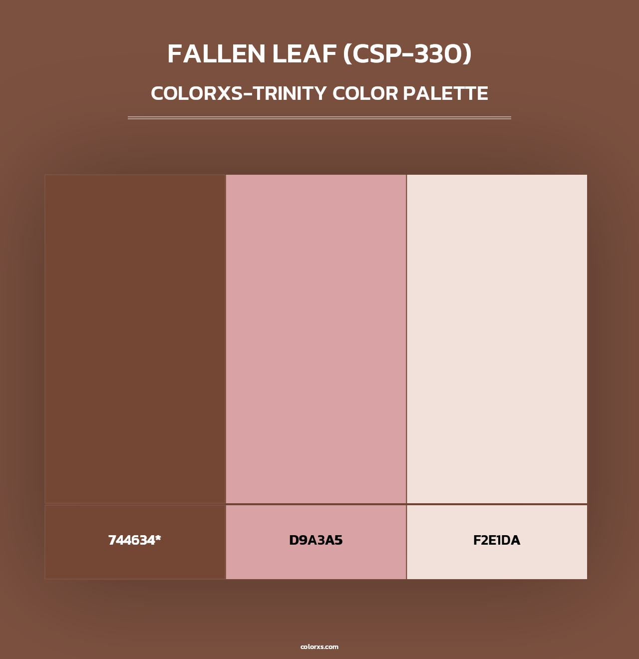Fallen Leaf (CSP-330) - Colorxs Trinity Palette