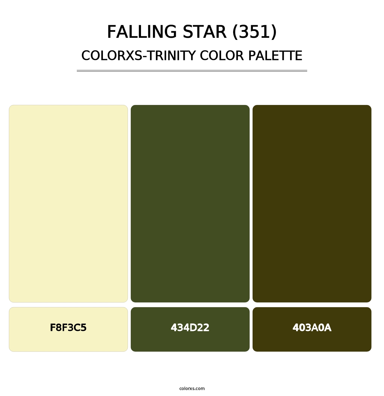 Falling Star (351) - Colorxs Trinity Palette