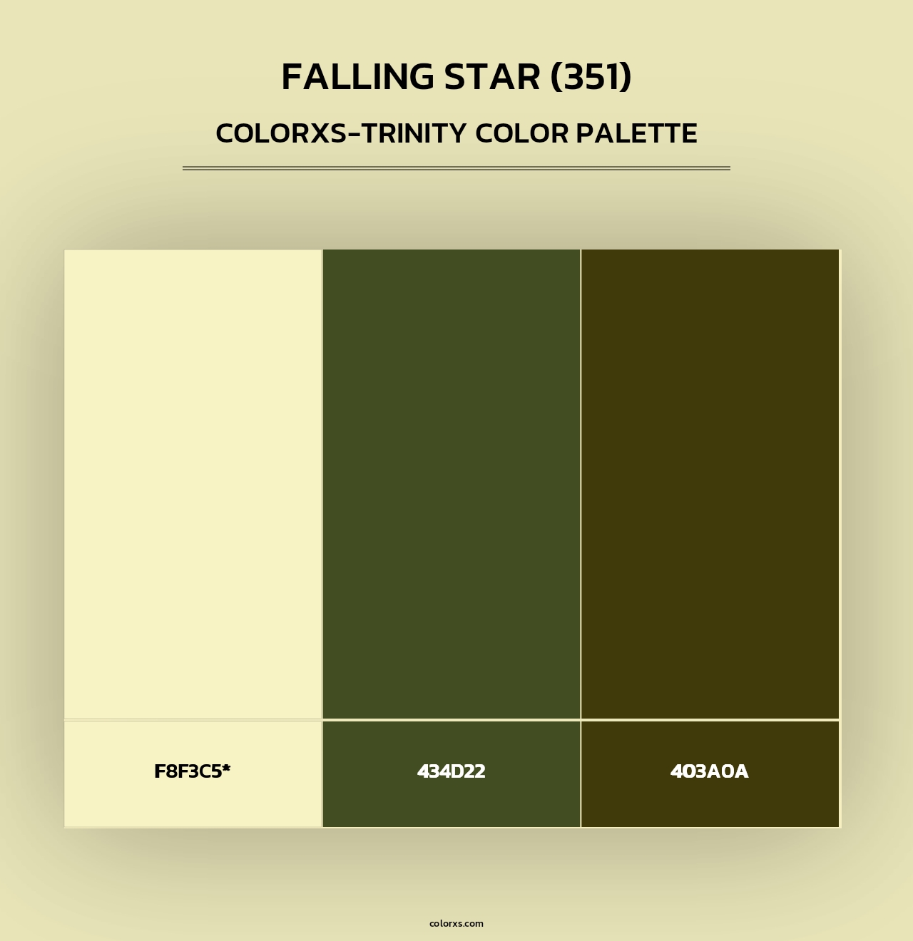 Falling Star (351) - Colorxs Trinity Palette