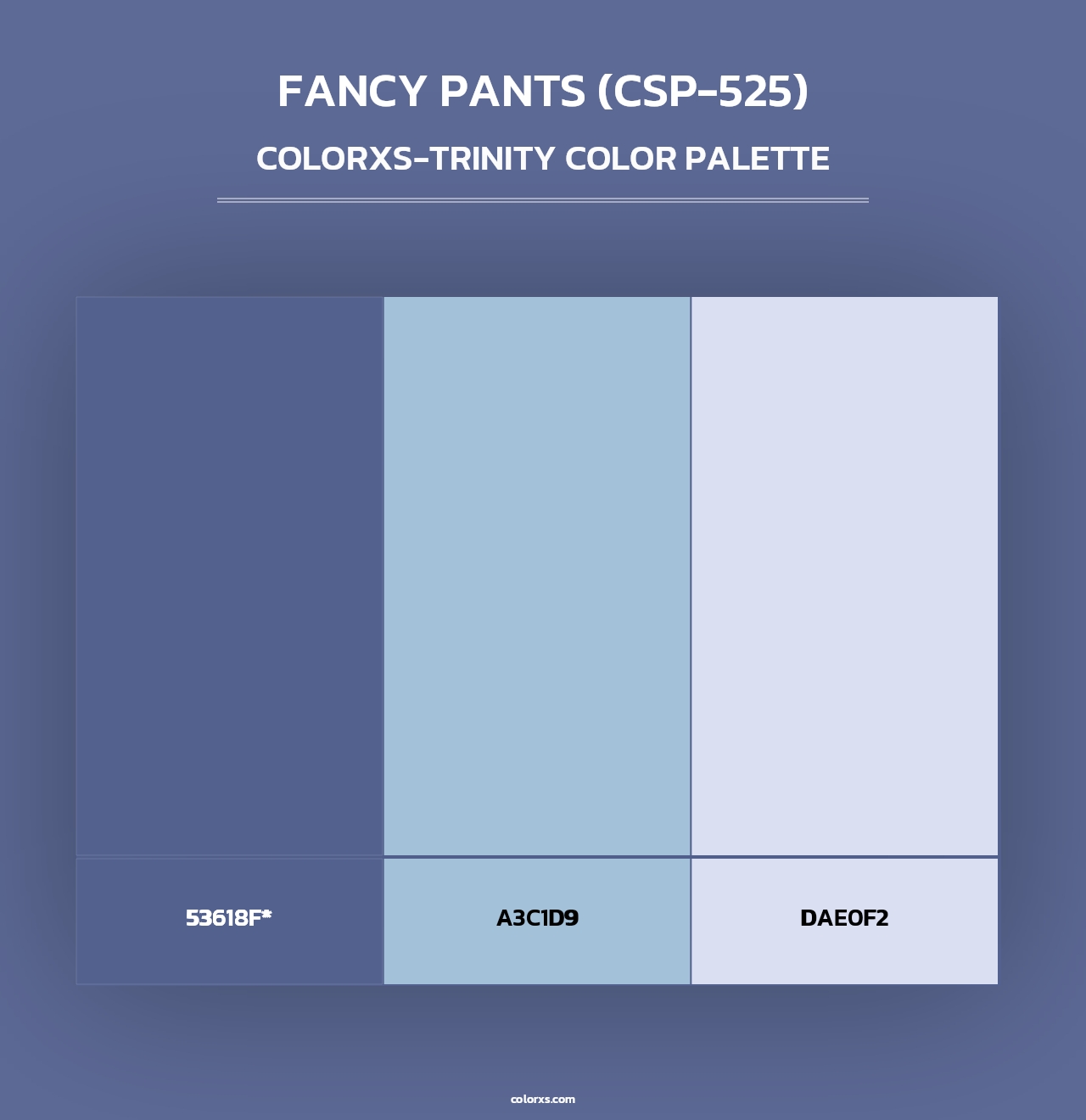 Fancy Pants (CSP-525) - Colorxs Trinity Palette