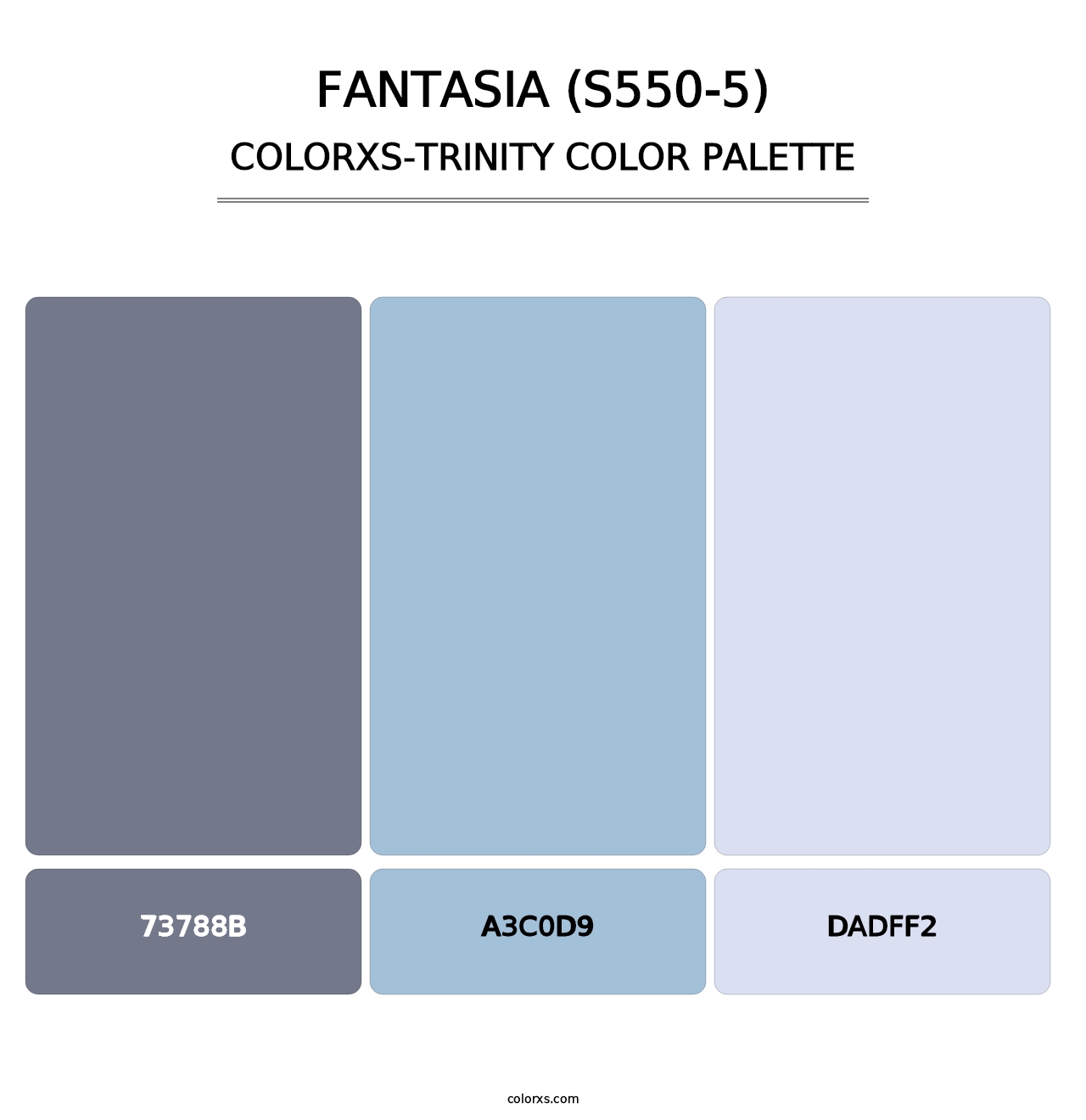Fantasia (S550-5) - Colorxs Trinity Palette