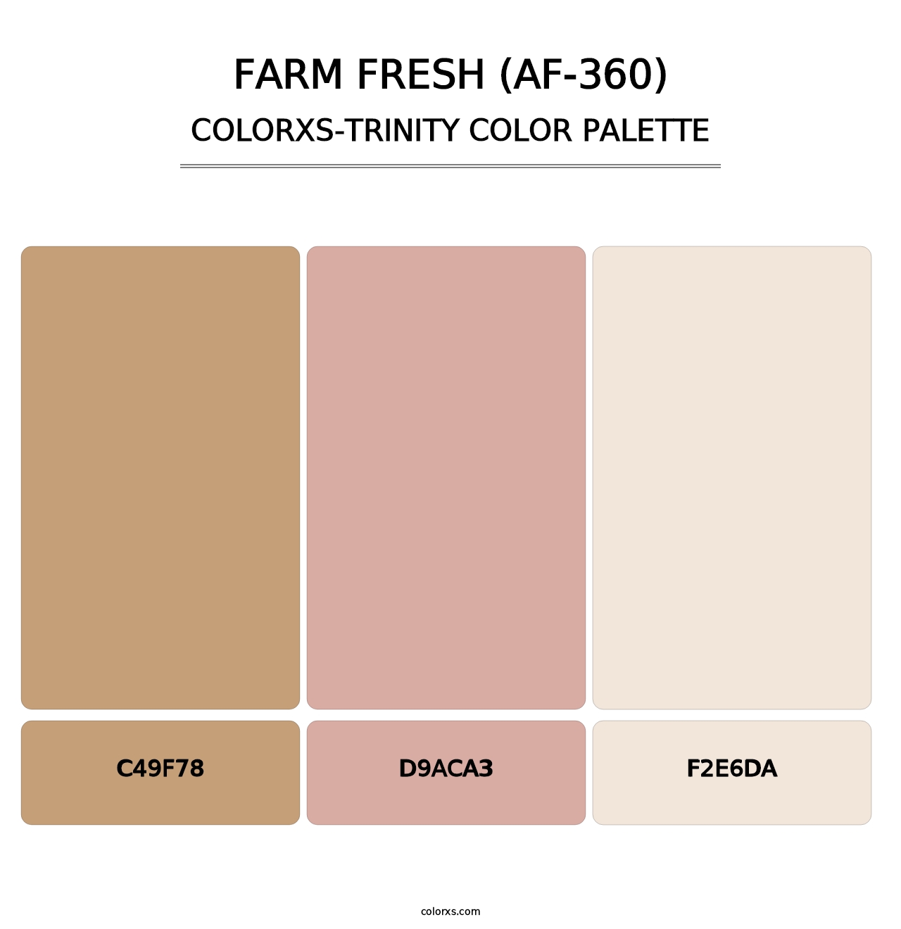 Farm Fresh (AF-360) - Colorxs Trinity Palette