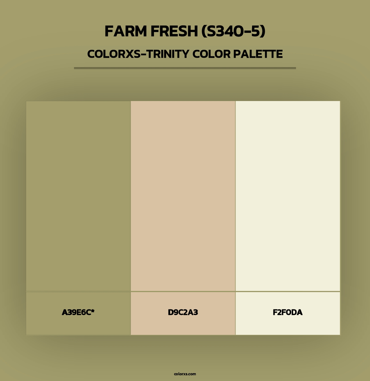 Farm Fresh (S340-5) - Colorxs Trinity Palette