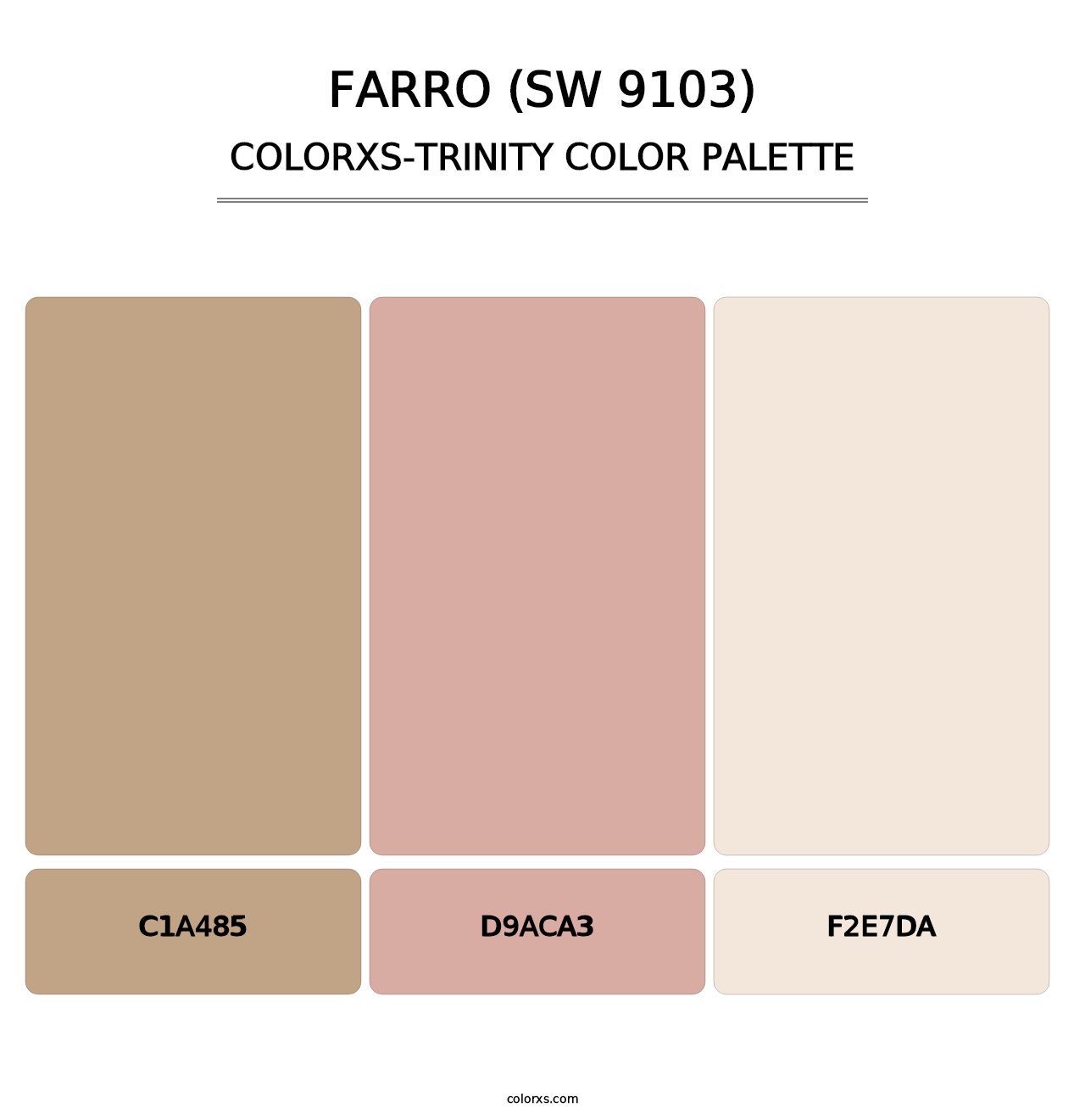 Farro (SW 9103) - Colorxs Trinity Palette