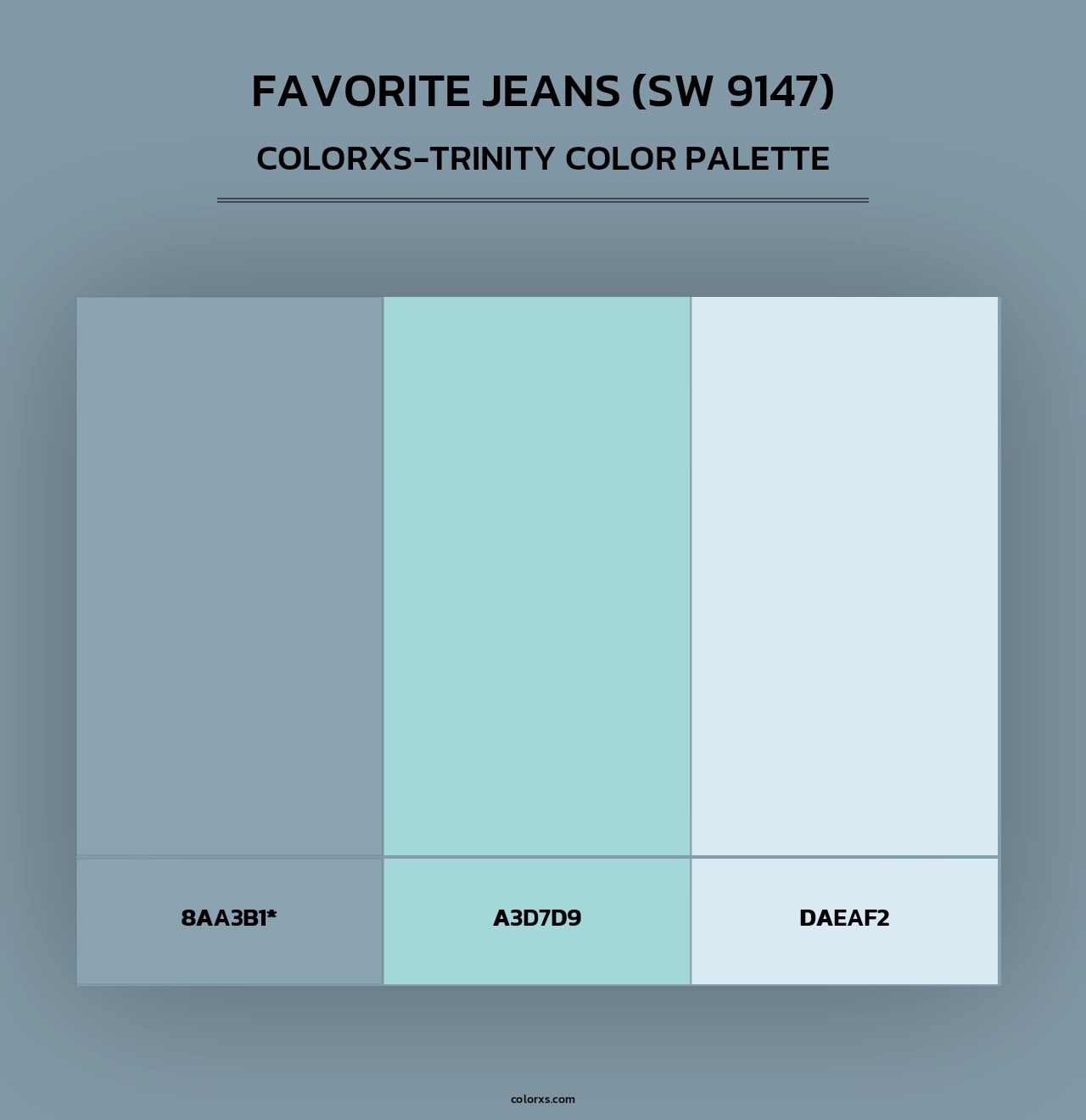 Favorite Jeans (SW 9147) - Colorxs Trinity Palette