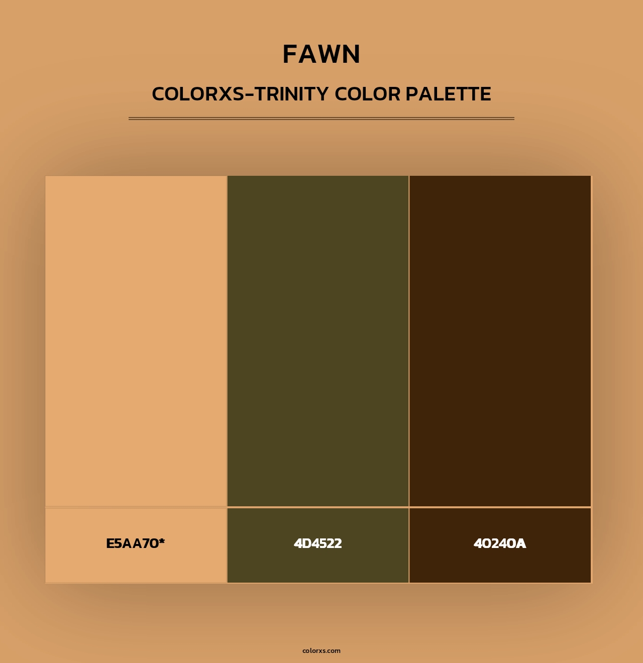 Fawn - Colorxs Trinity Palette