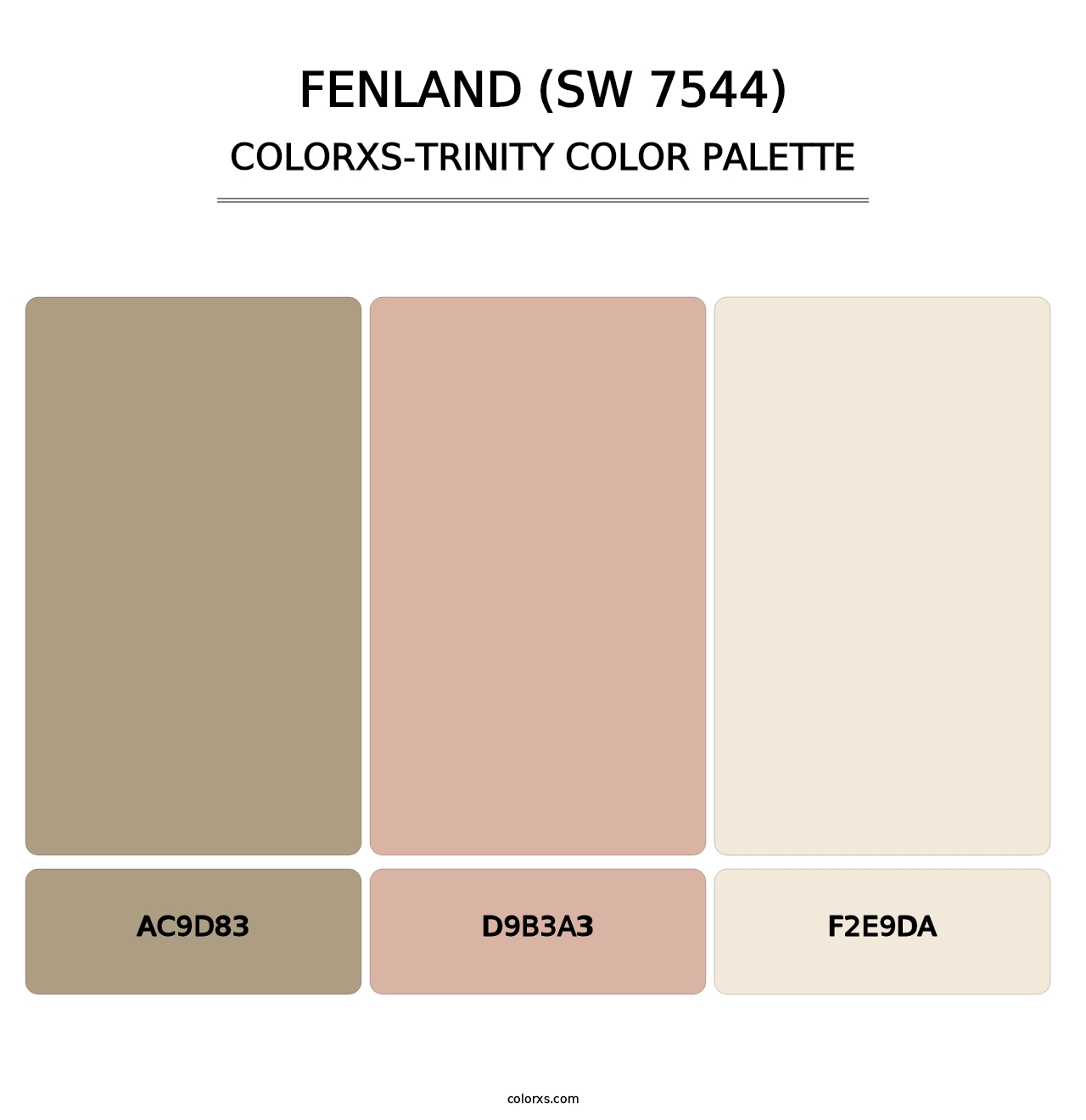 Fenland (SW 7544) - Colorxs Trinity Palette