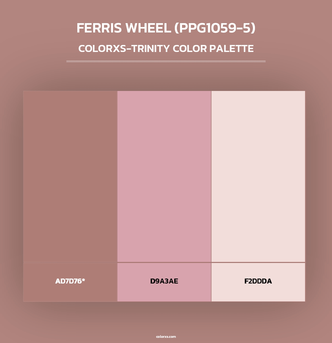 Ferris Wheel (PPG1059-5) - Colorxs Trinity Palette