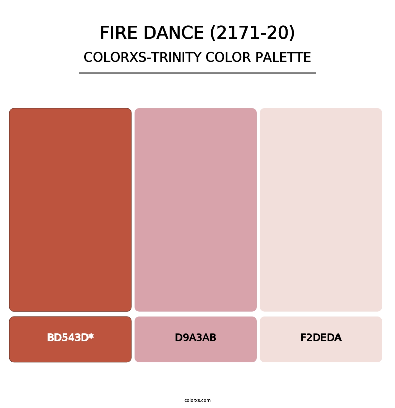 Fire Dance (2171-20) - Colorxs Trinity Palette