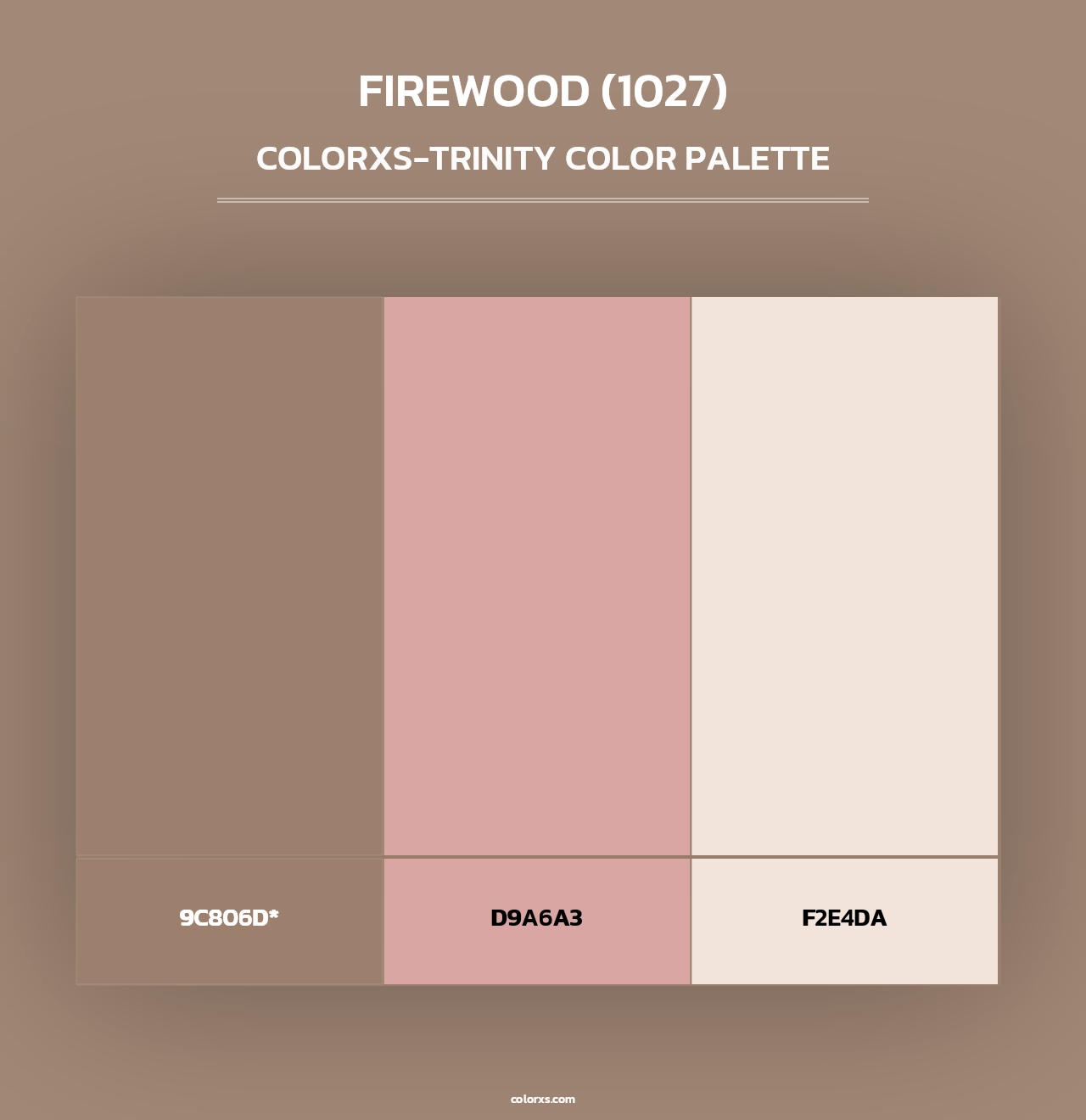 Firewood (1027) - Colorxs Trinity Palette