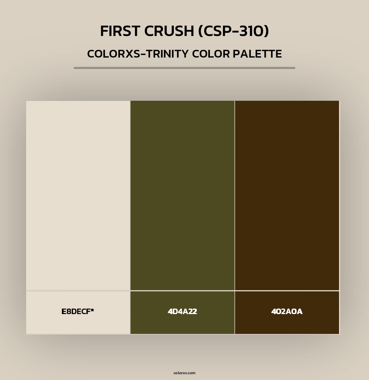 First Crush (CSP-310) - Colorxs Trinity Palette