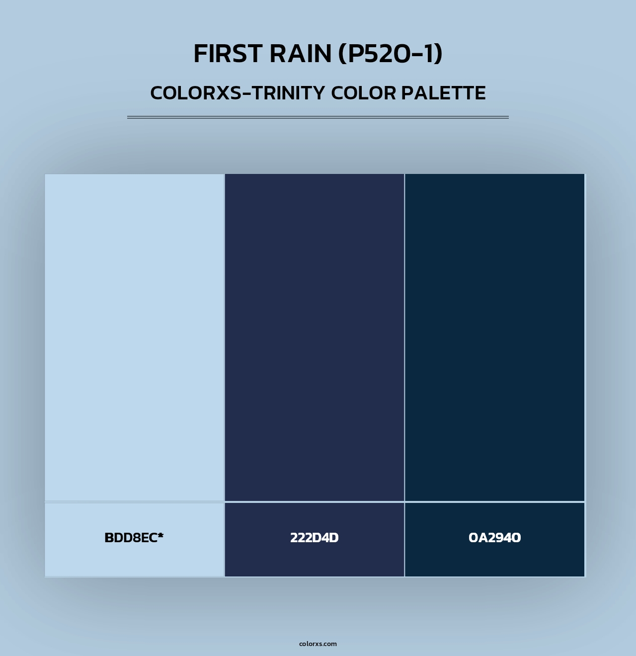 First Rain (P520-1) - Colorxs Trinity Palette