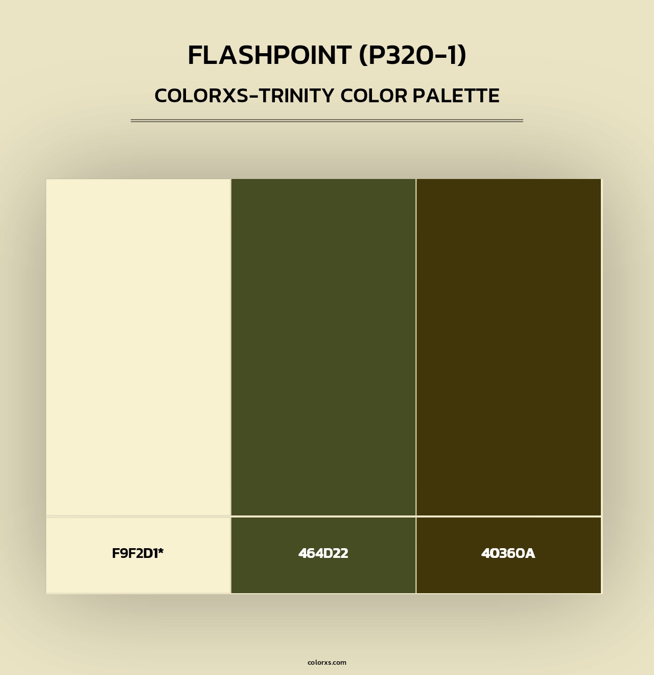 Flashpoint (P320-1) - Colorxs Trinity Palette