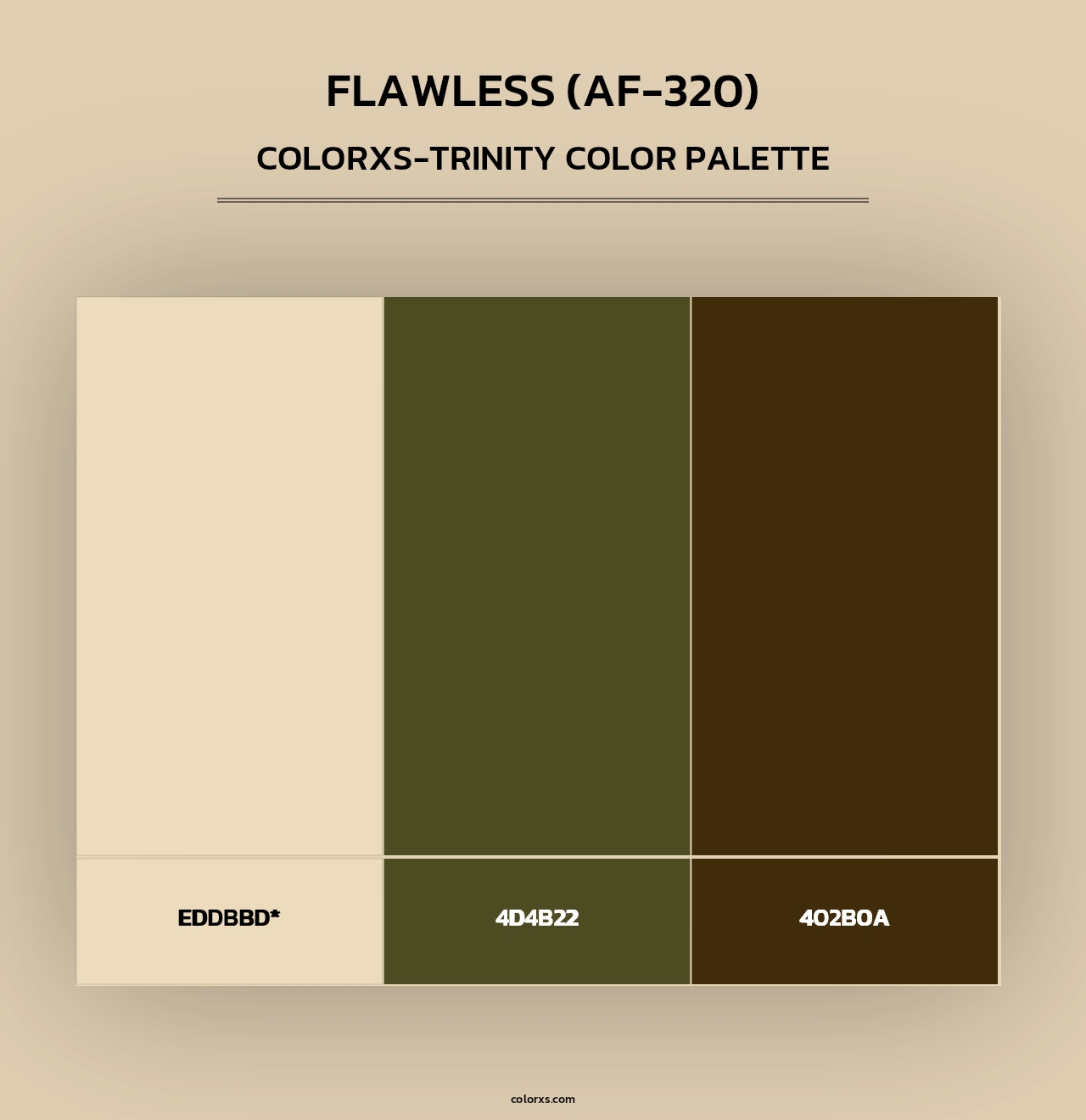 Flawless (AF-320) - Colorxs Trinity Palette